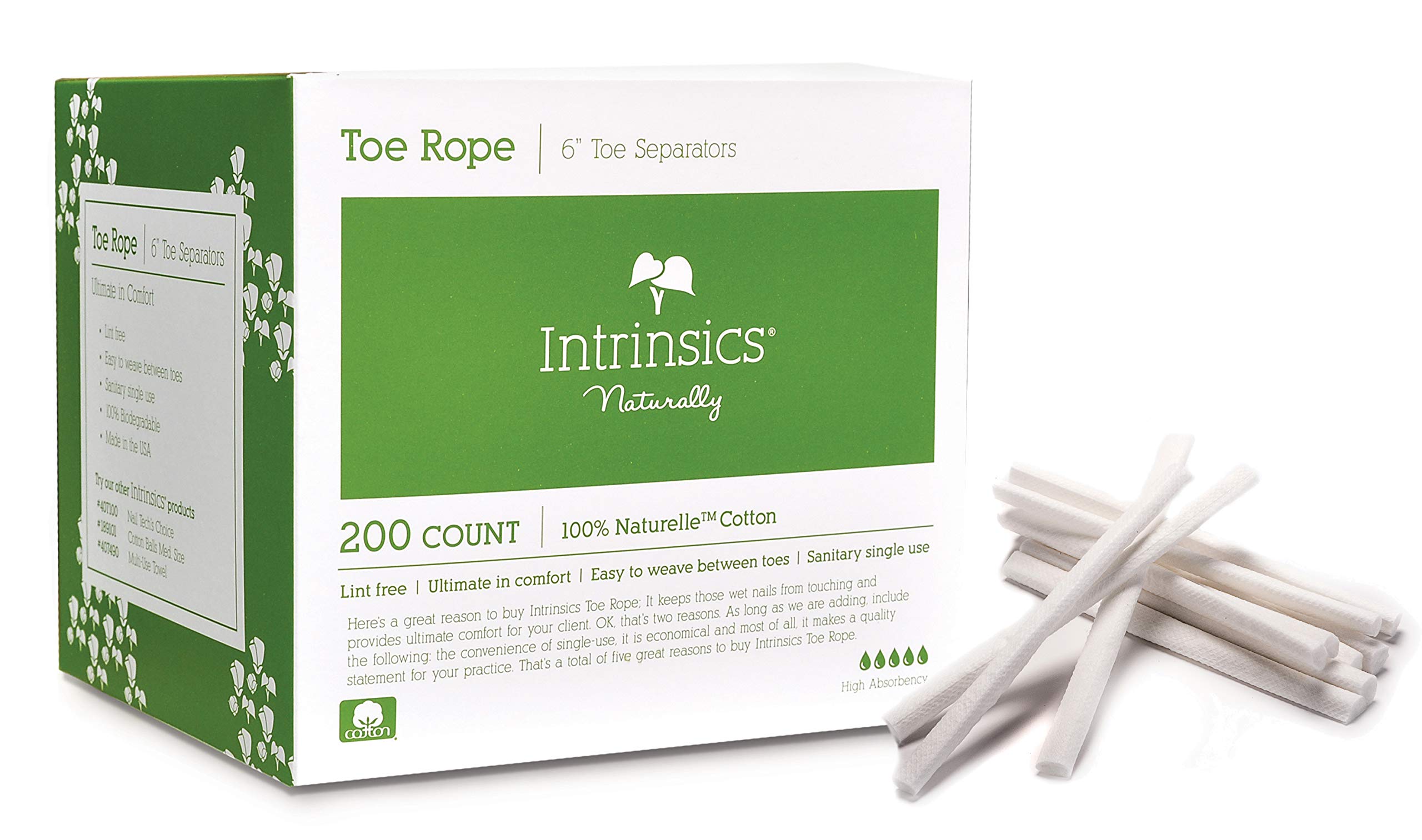 Intrinsics Pedicure Toe Rope - 6 length, 200 count