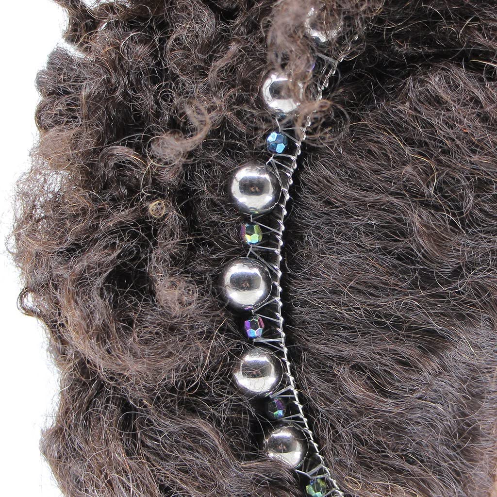 HairZing Stretchy Banana Hair Clip - Large Faux Pearl, Sturdy Hold, No Damage or Pain