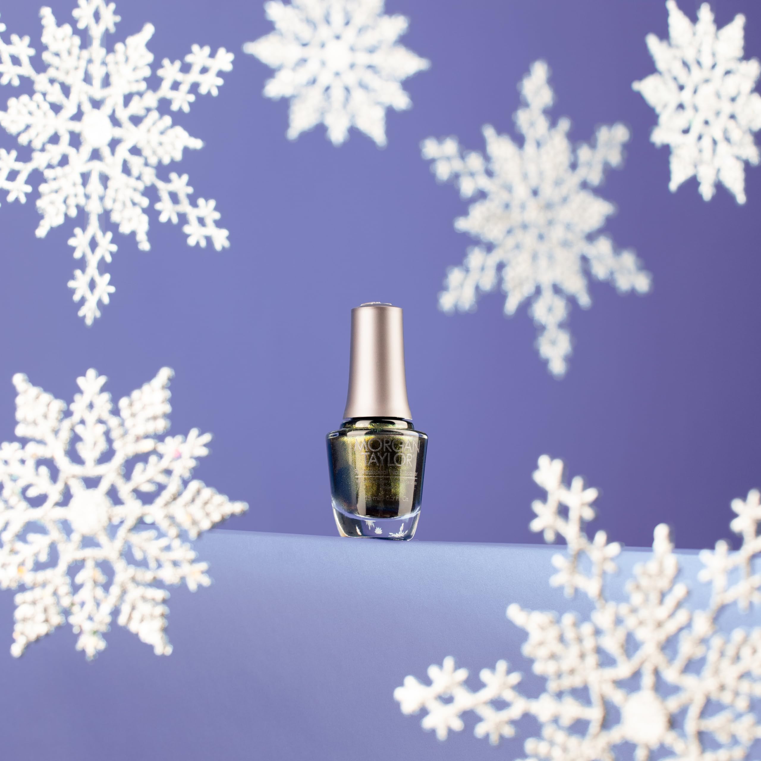 Morgan Taylor Winter 2023 Collection (Bad To The Bow), Professional Lacquer, Fast-Drying, Long-Lasting, 0.5 Ounce.