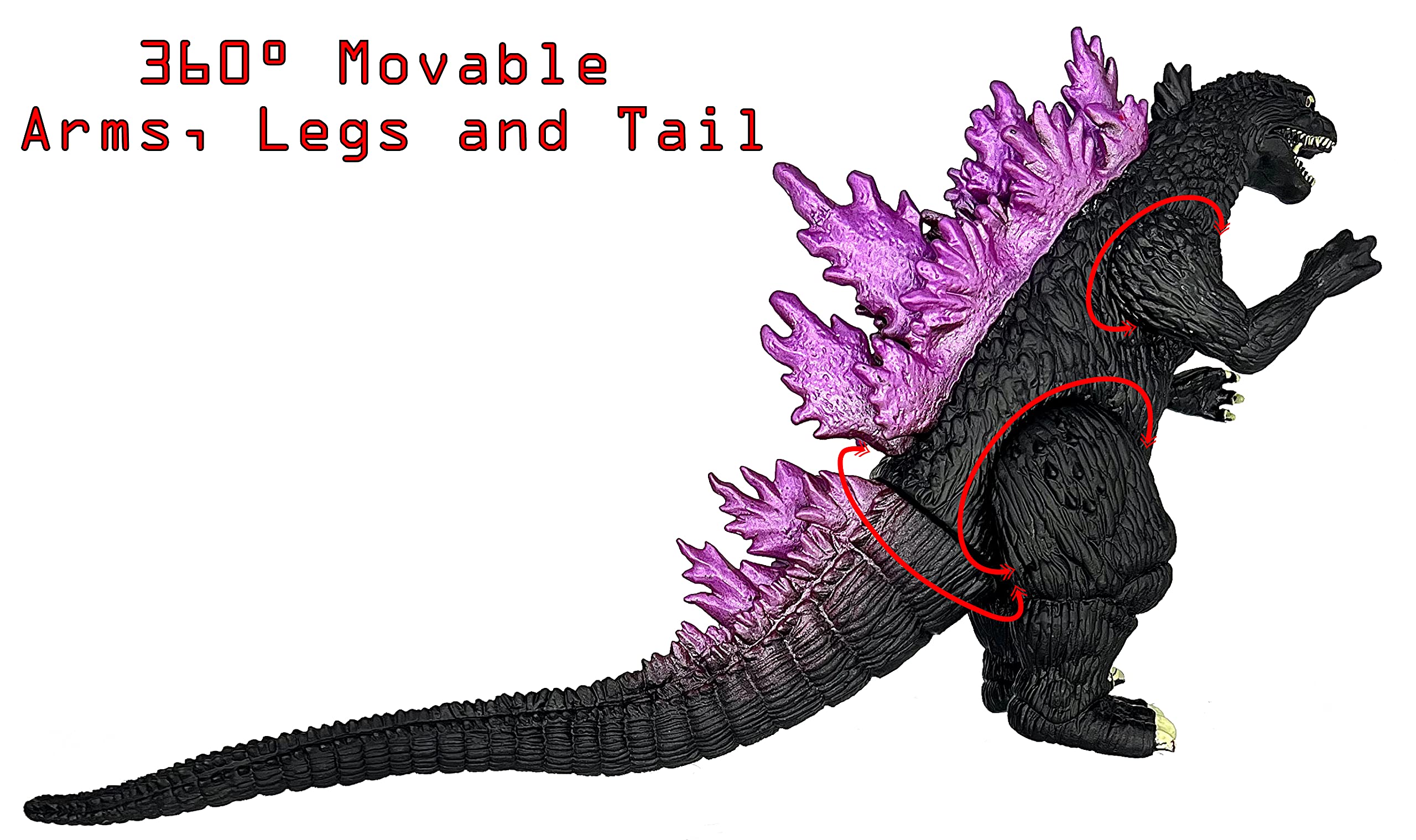 Twcare Set of 2 godzilla Millennium Mecha Mechagodzilla King of The Monsters Toys, 2021 Movable Joints Action Figures Movie Seri