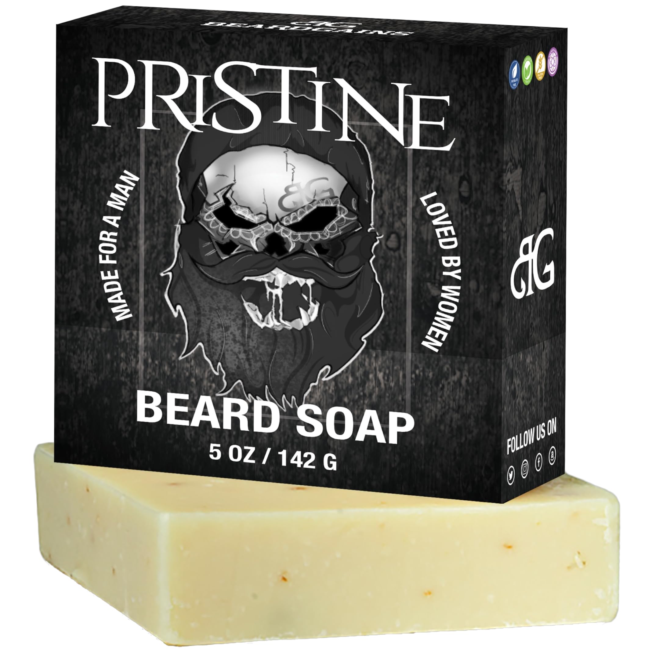 Beard Gains Organic Soap Mens Goat Milk Conditoner