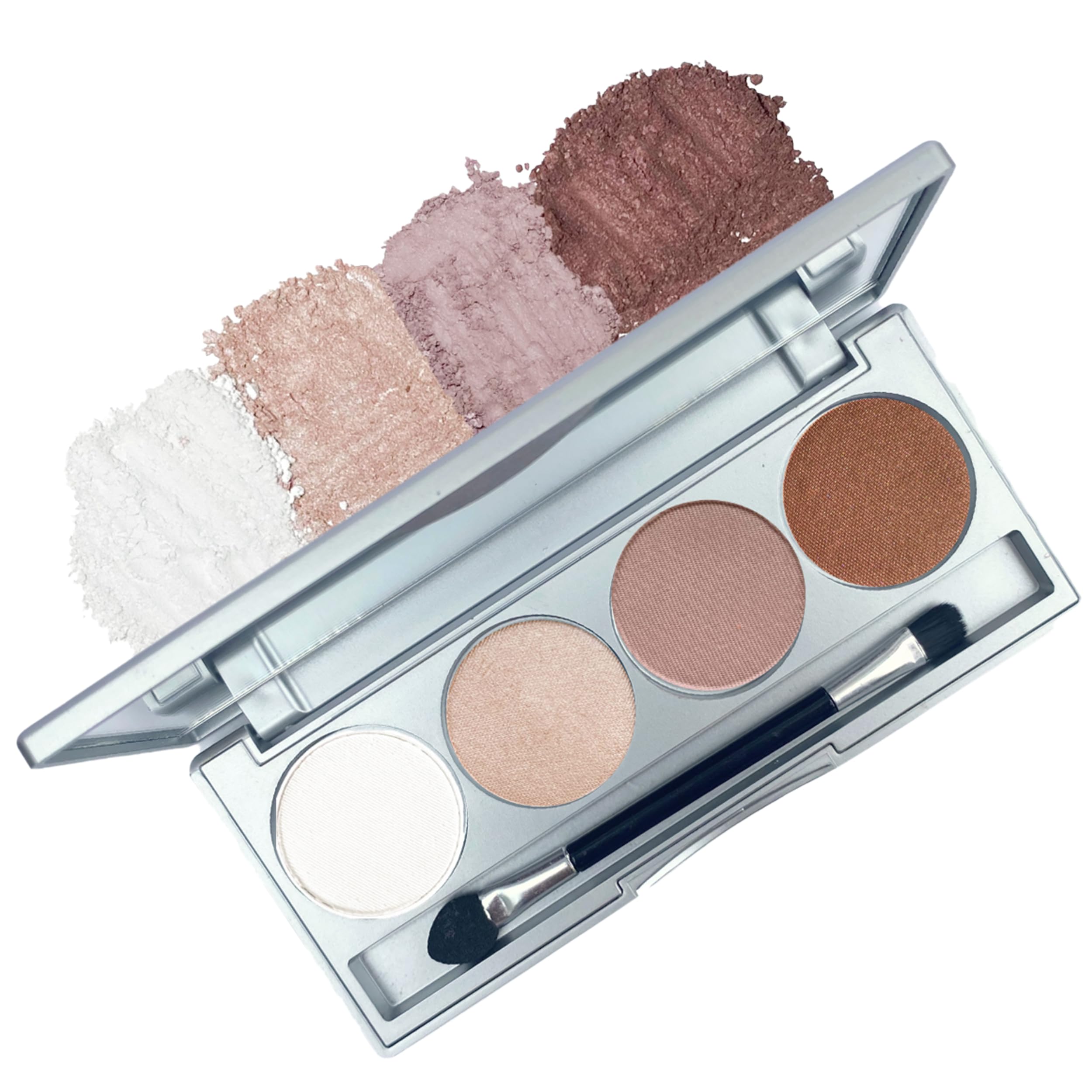 Honeybee Gardens 'Skinny Dip II' Refillable Eye Shadow Palette : Natural Ingredients : Gluten Free : Vegan : Paraben Free