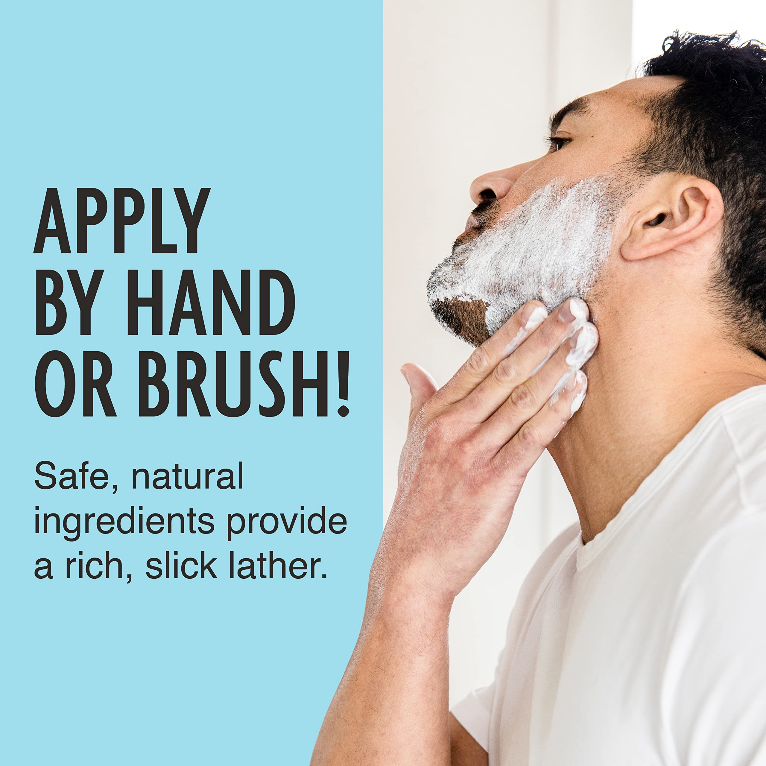 Pacific Shaving Company Clean Shaving Cream - Shea Butter + Vitamin E Shave Cream For Hydrated Sensitive Skin - Clean Formula Fo