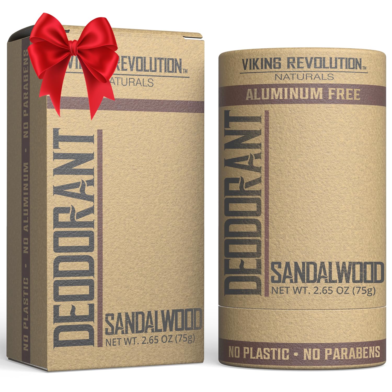 Viking Revolution Sandalwood Deodorant For Men - Deodorant Men Aluminum Free With Shea Butter And Tapioca Starch - Mens Deodoran