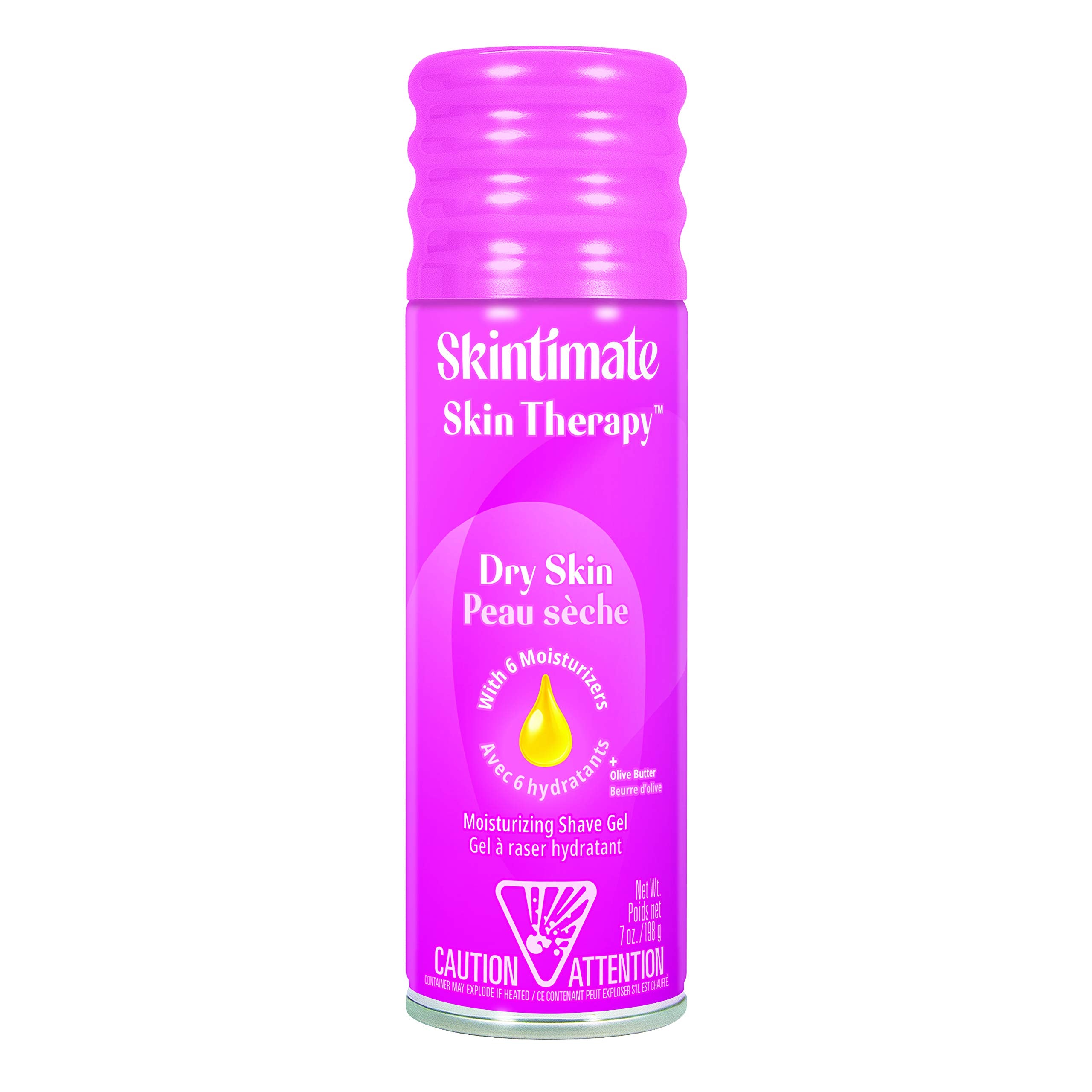 Skintimate Skin Therapy Dry Skin Womens Moisturizing Shave Gel, 198g