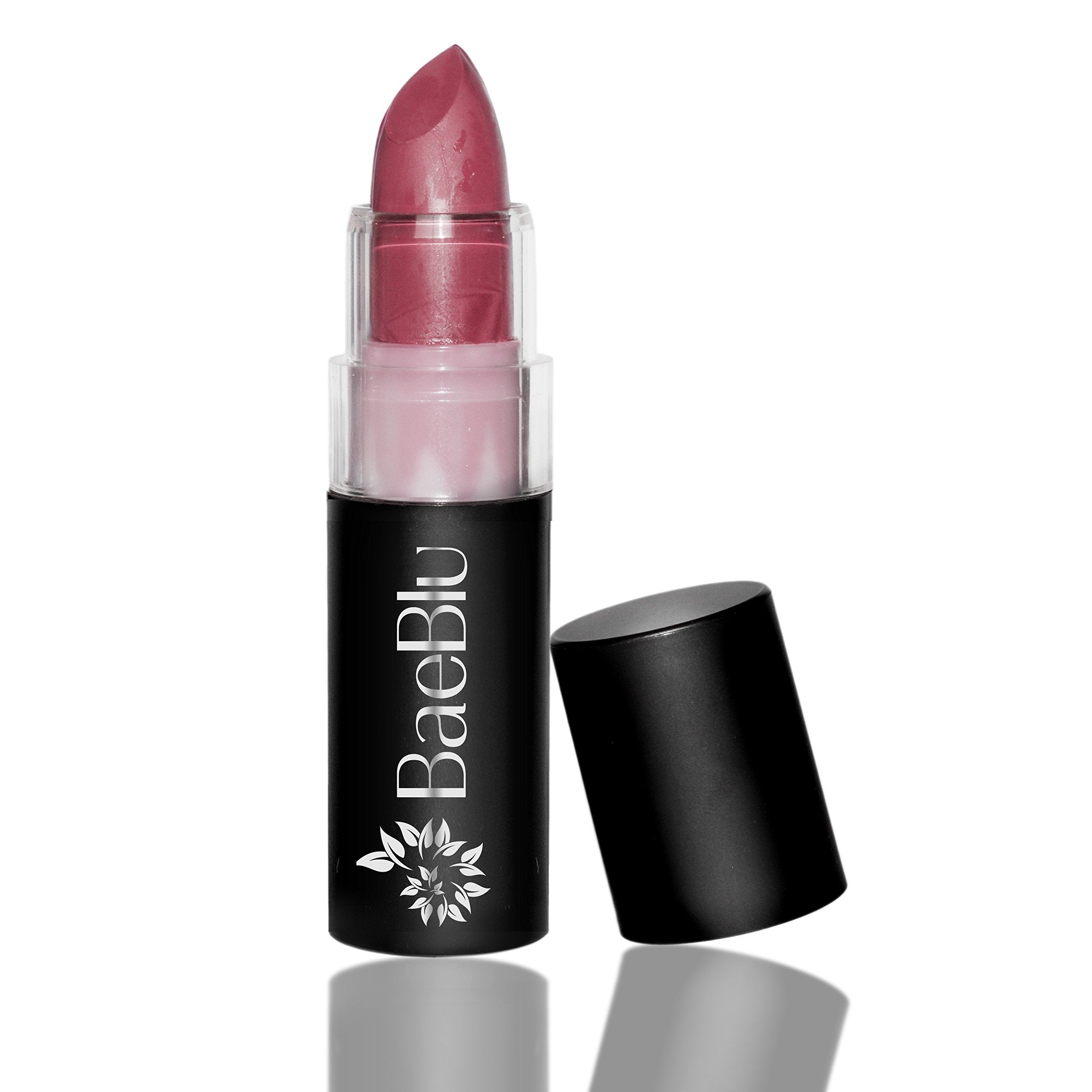 BaeBlu Organic Lipstick 100% Natural Hydrating Antioxidant-Rich, Made in USA, Purely Plum