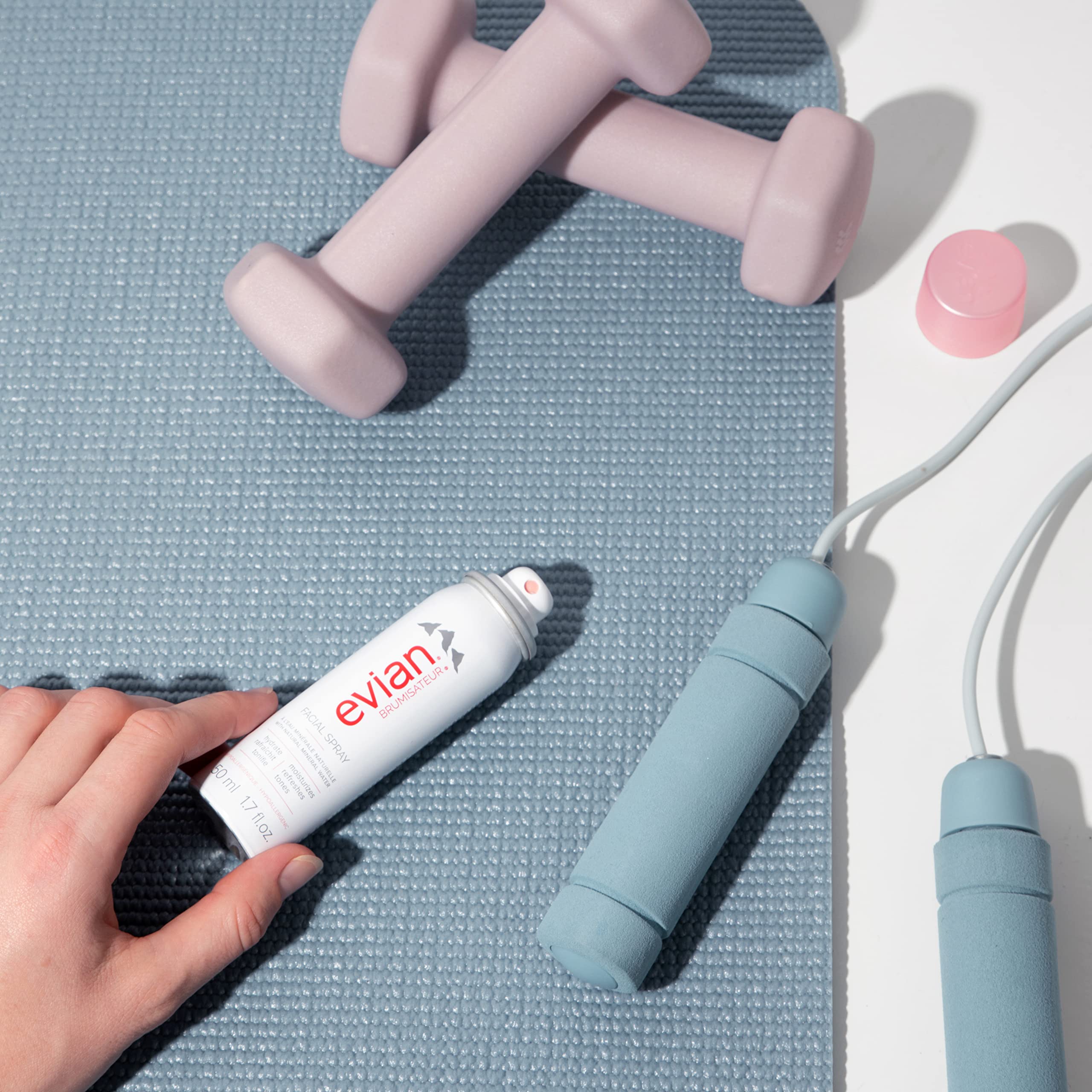 Evian Facial Spray, Travel Trio, 1.7 Fl Oz (Pack Of 3) (Packaging May Vary)