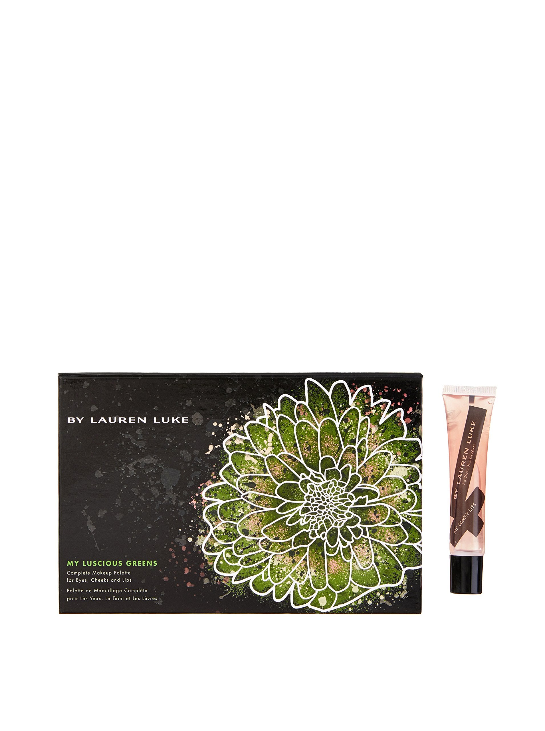 Lauren Luke Lauren Luke Full Face Makeup Palette And My Glossy Lips, Ll801-02 My Luscious Greens, 11.4 Ounces