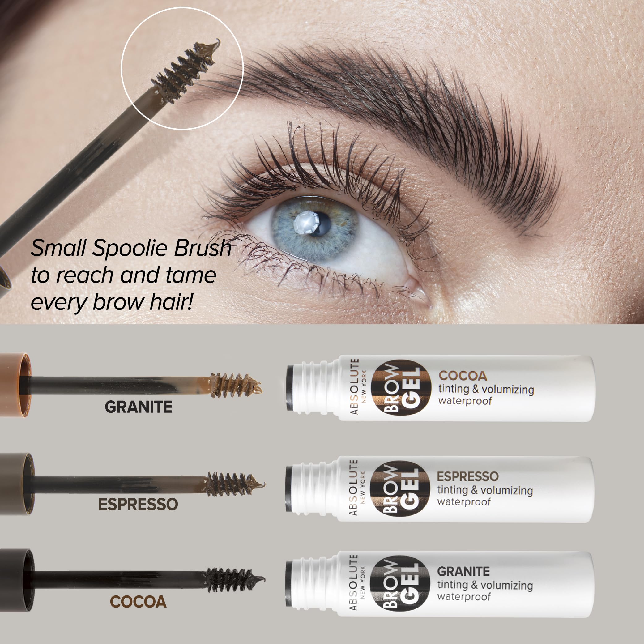 Absolute New York Eyebrow Gel Cocoa