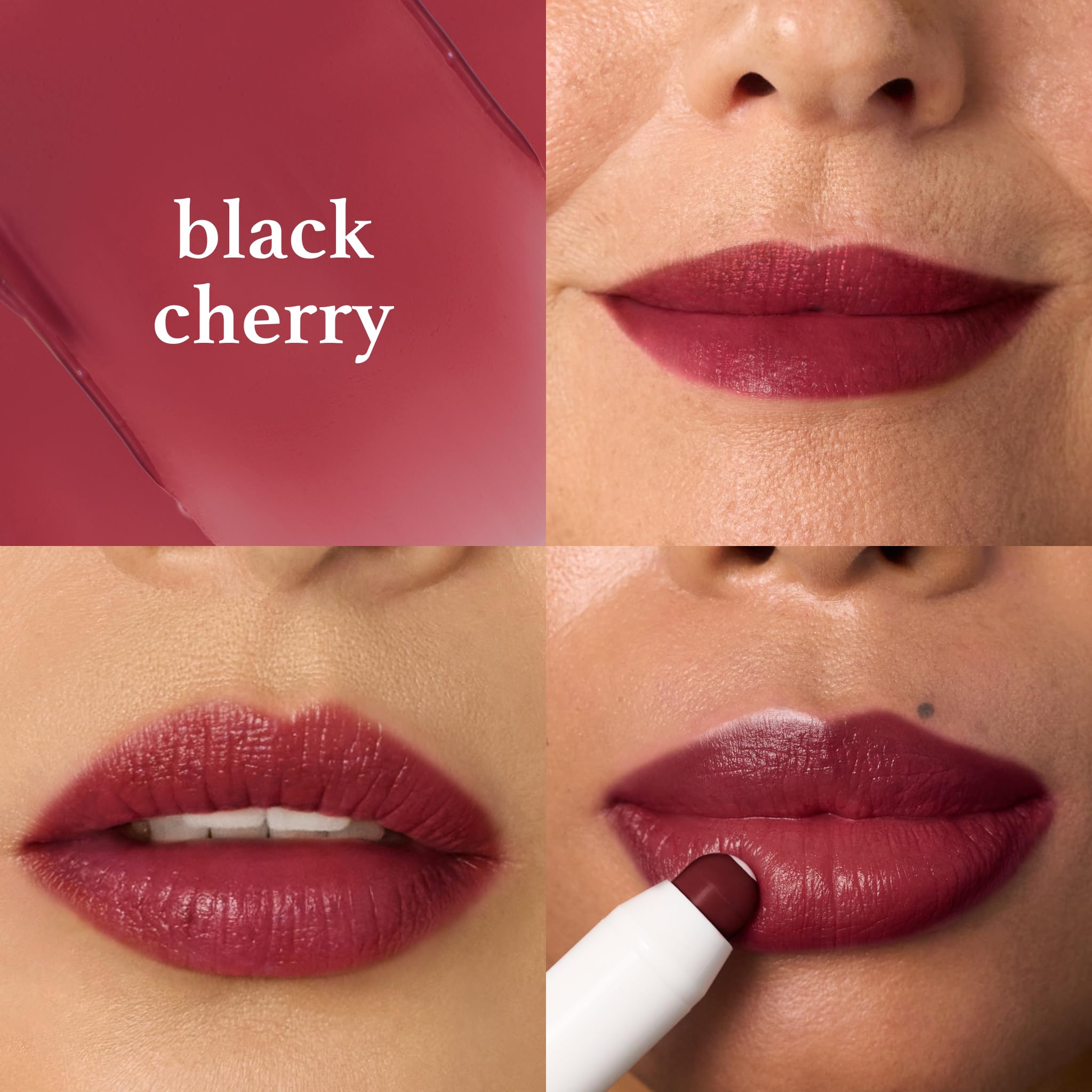 Julep It'S Balm: Tinted Lip Balm + Buildable Lip Color - Black Cherry - Natural Gloss Finish - Hydrating Vitamin E Core - Vegan