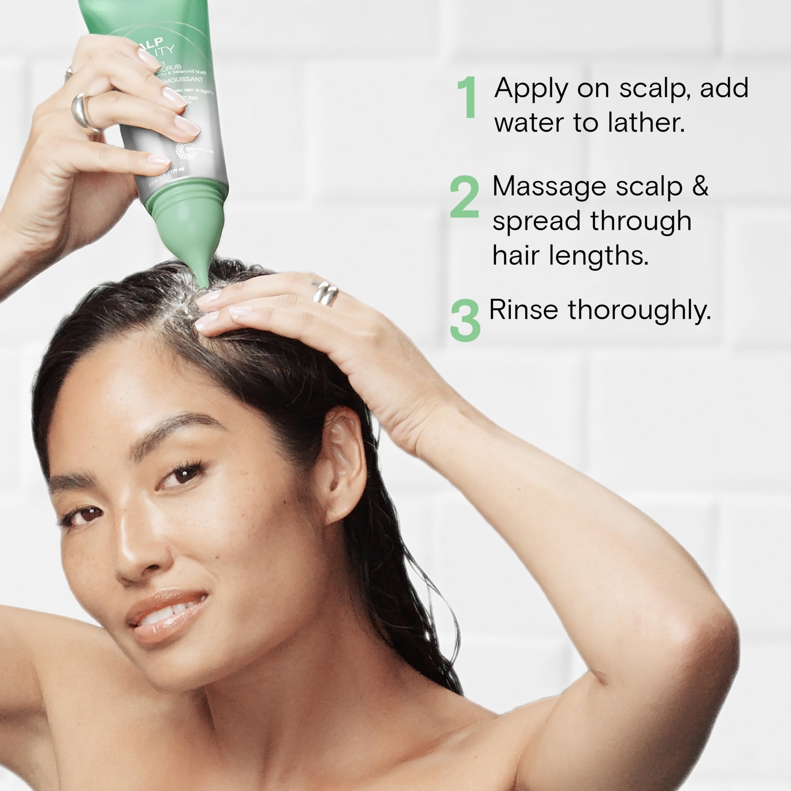 Joico Scalp Vitality Exfoliating Foaming Scrub | Supports A Healthy & Balanced Scalp | For Dry, Oily and Itchy Scalp | Removes E