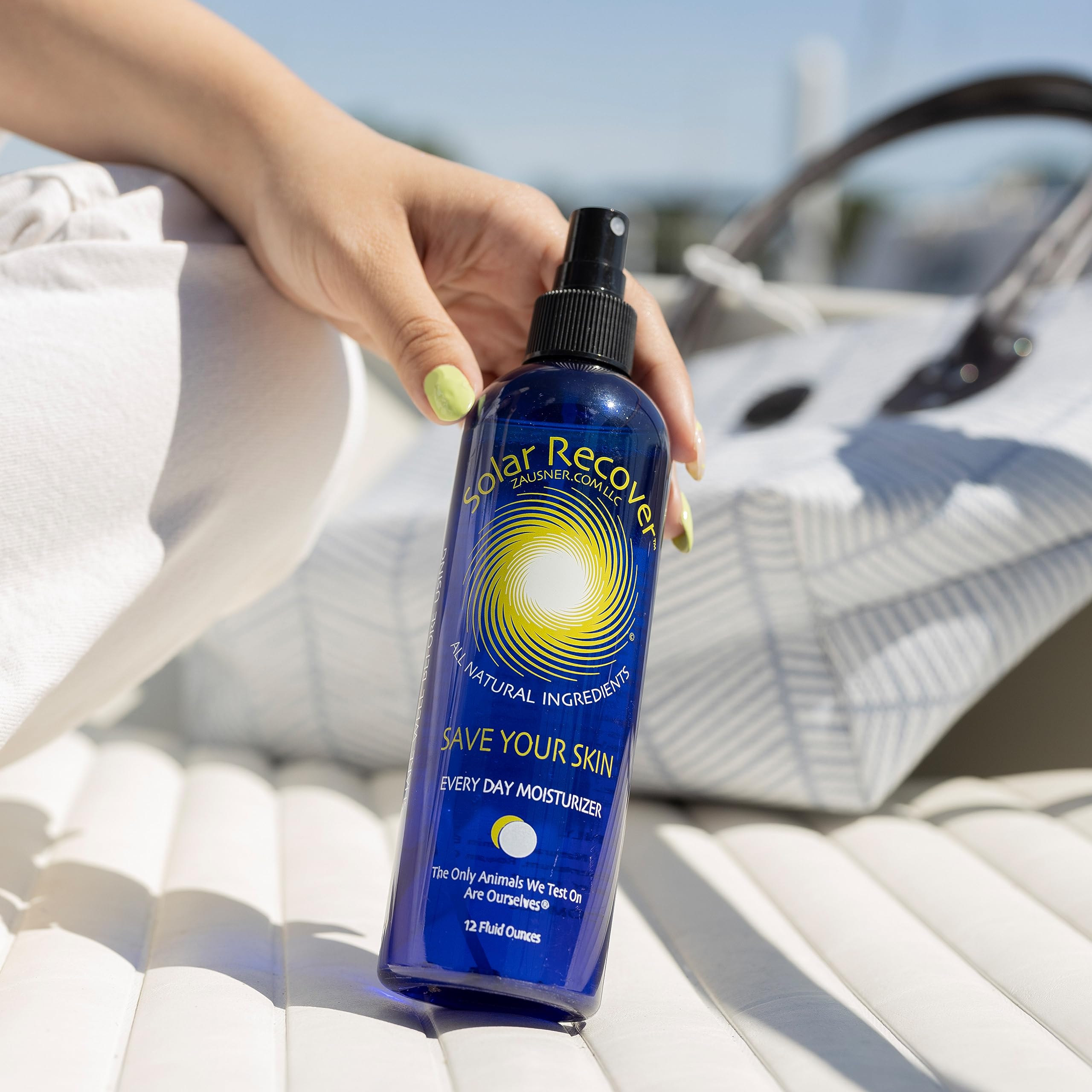 Solar Recover After Sun Moisturizing Spray 2 Pack (12 Ounce Each) - Hydrating Facial & Body Mist - 2460 Sprays Of Sunburn Relief