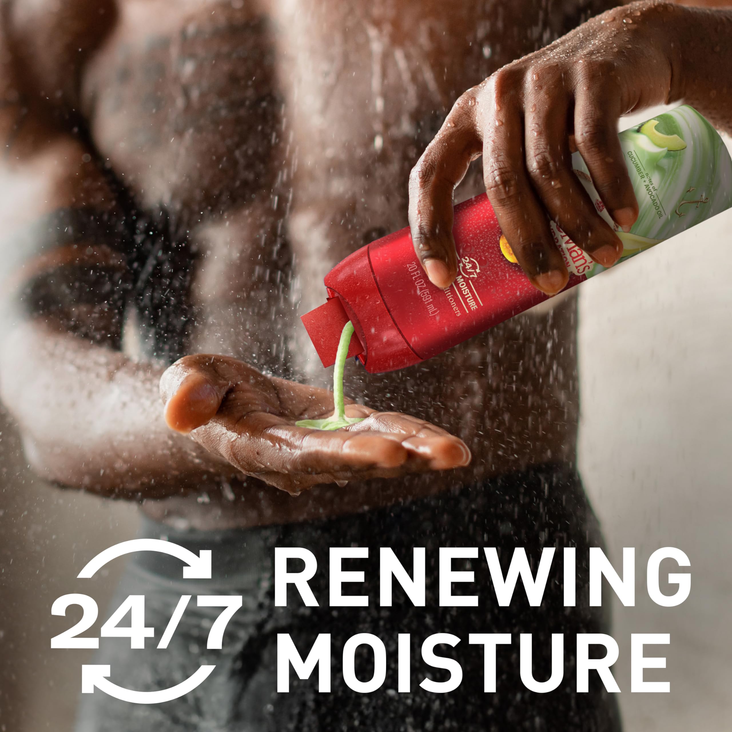 Old Spice Super Hydration Body Wash GentleMans Blend, Cucumber + Avocado Oil Scent for Deep Cleaning and 24/7 Renewing Moisture,