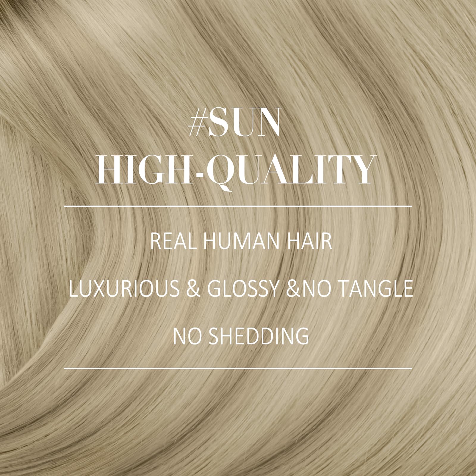 Youngsee Clip In Human Hair Extensions Blonde Clip On Hair Extensions Human Hair Ash Blonde Ombre Sunkissed Blonde Double Weft C