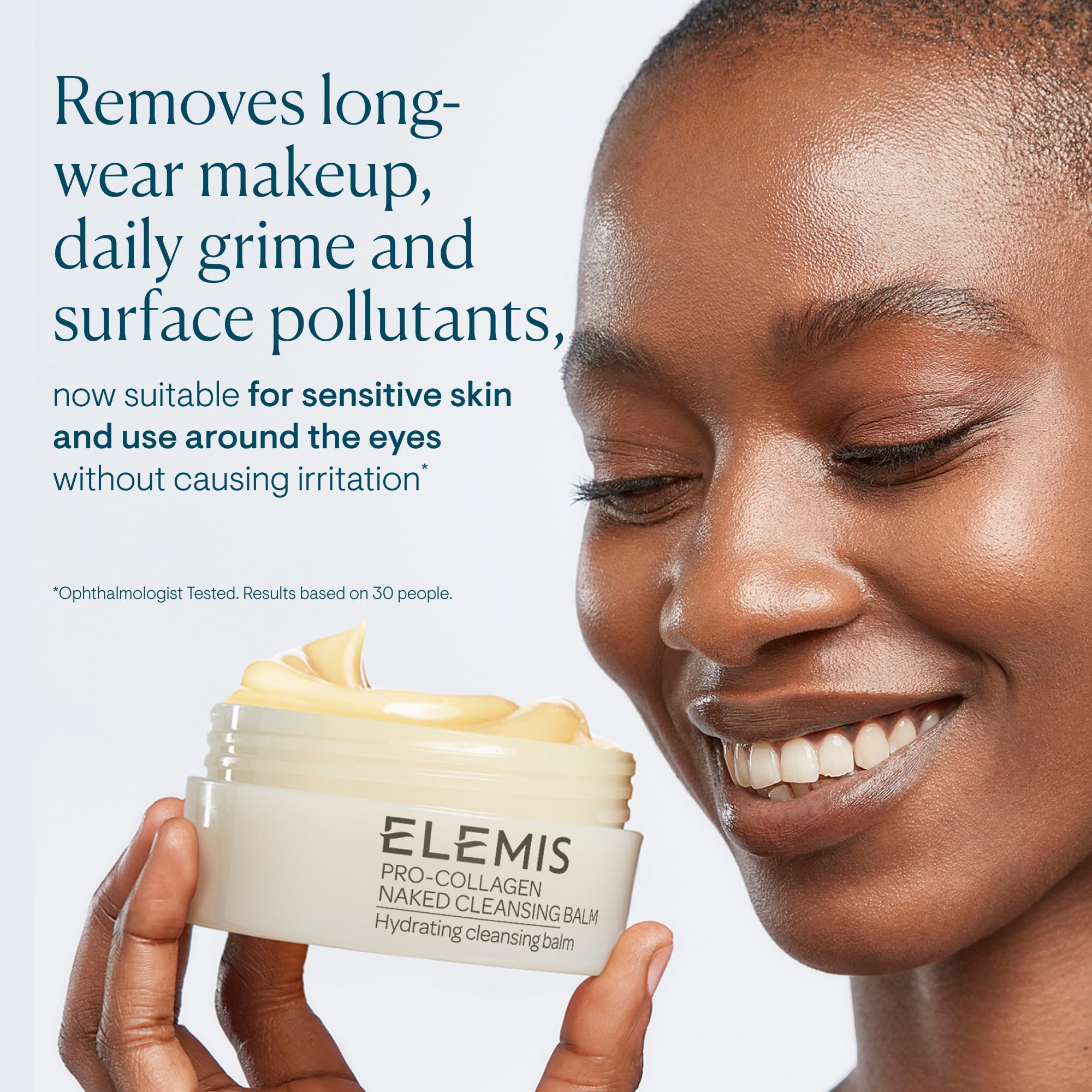 Elemis Pro-Collagen Cleansing Balm Makeup Remover, Hydrating Facial Cleanser, Oil Cleaning Balm For All Skin Types, 3.2Oz