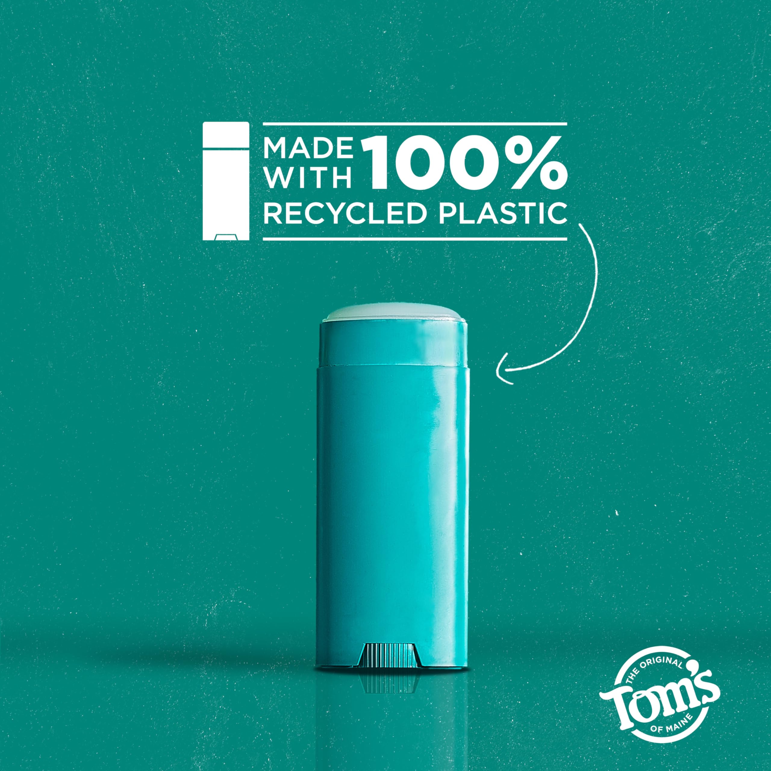 Tom's of Maine Complete Protection Aluminum-Free Natural Deodorant, Lemongrass Tea Tree, 3.25 OZ