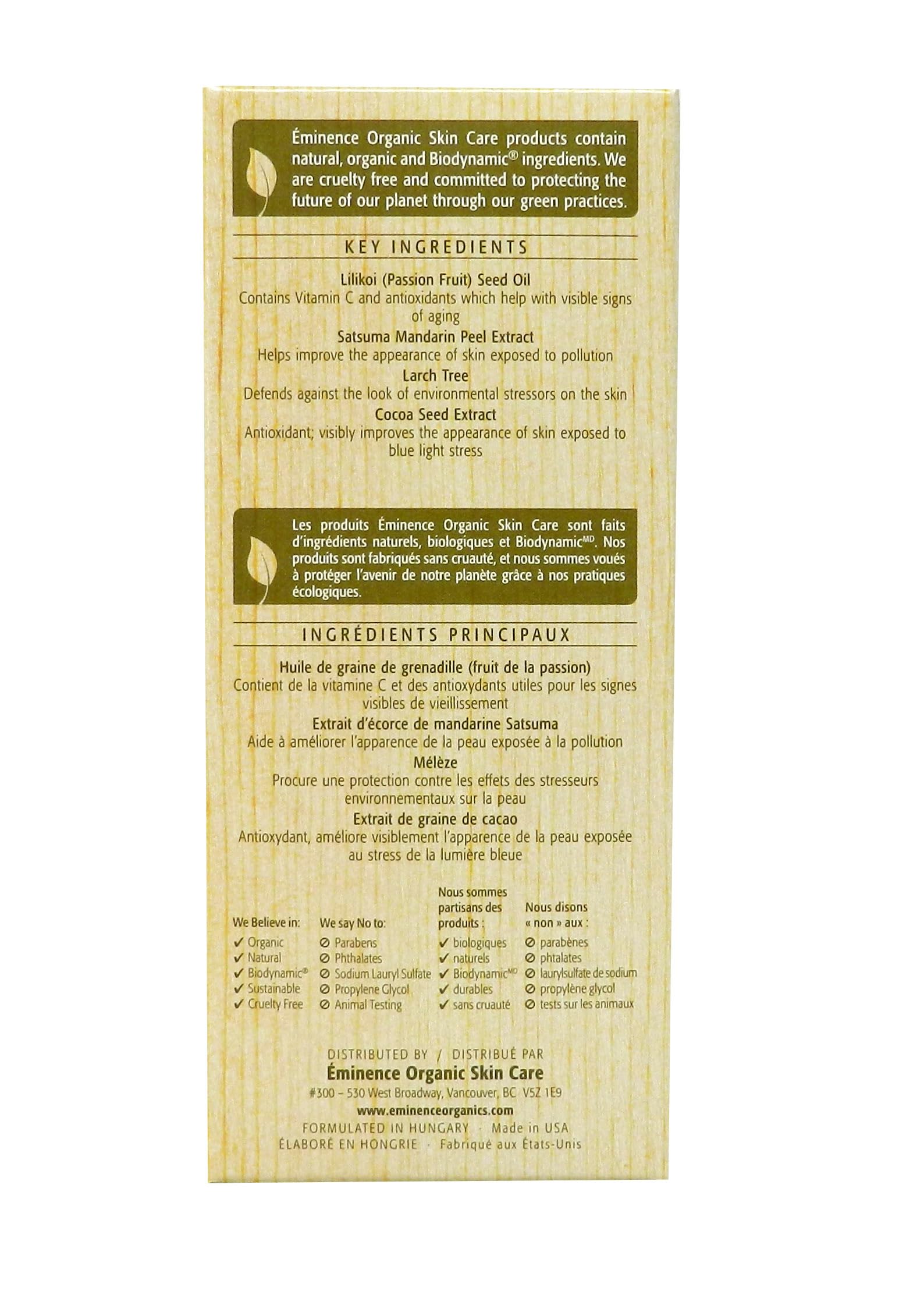 Eminence Lilikoi Daily Defense Sport Sunscreen Spf 30 Water Resistant, 5 Ounce