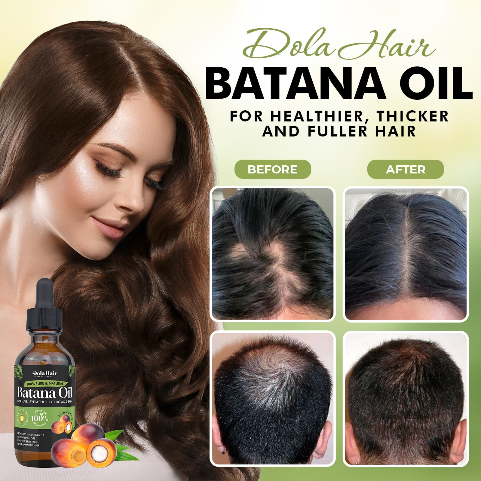 Batana Oil For Hair Growth Organics Pure Batana Hair Oil 100% Natural Batana Oil Nourishes Damaged Hair Natural Hair Growth Oil