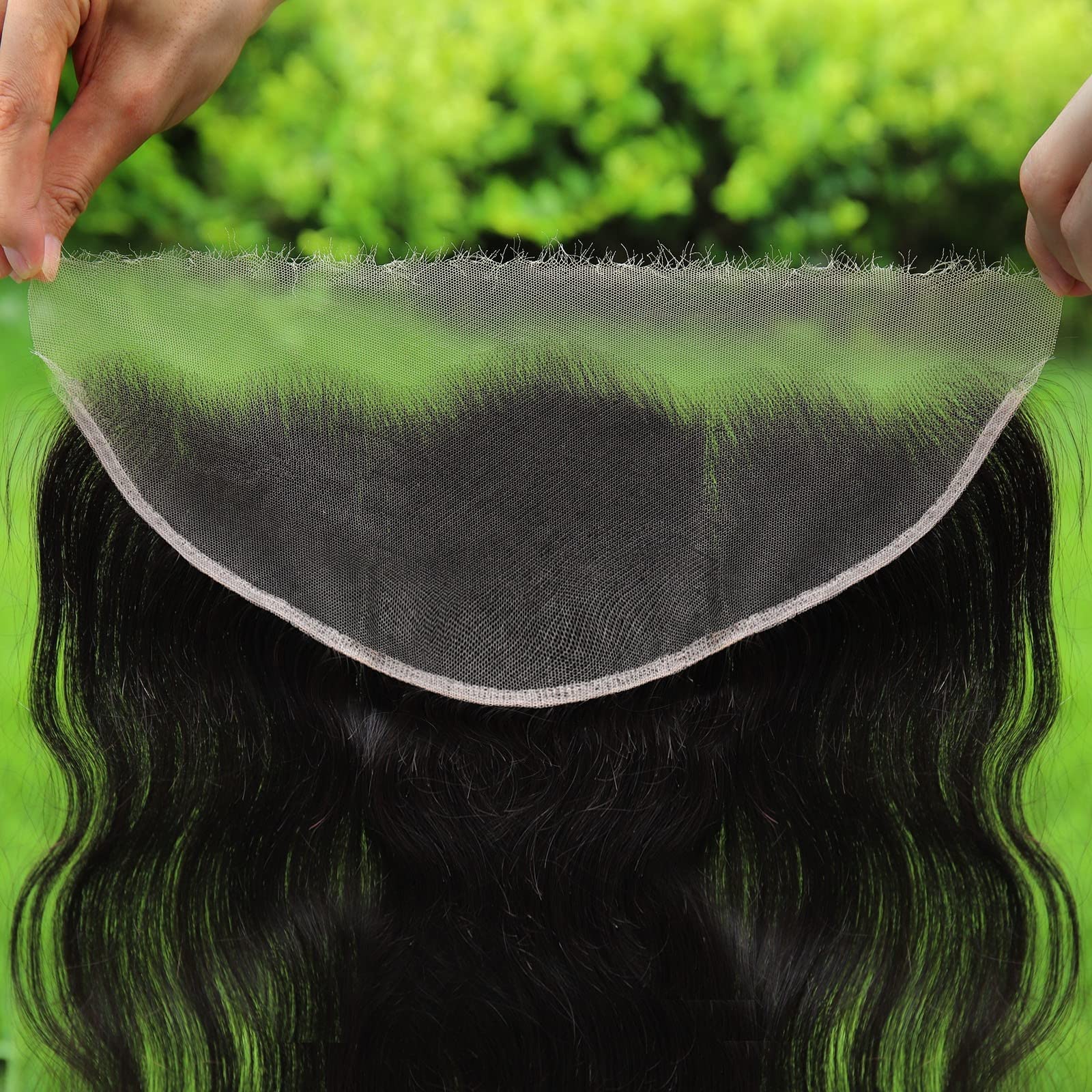BEEOS 13x6 SKINLIKE Real HD Lace Frontal Only, Body Wave 0.10mm Ultra Thin Invisible Lace Pre-plucked Clean Natural Hairline Mel