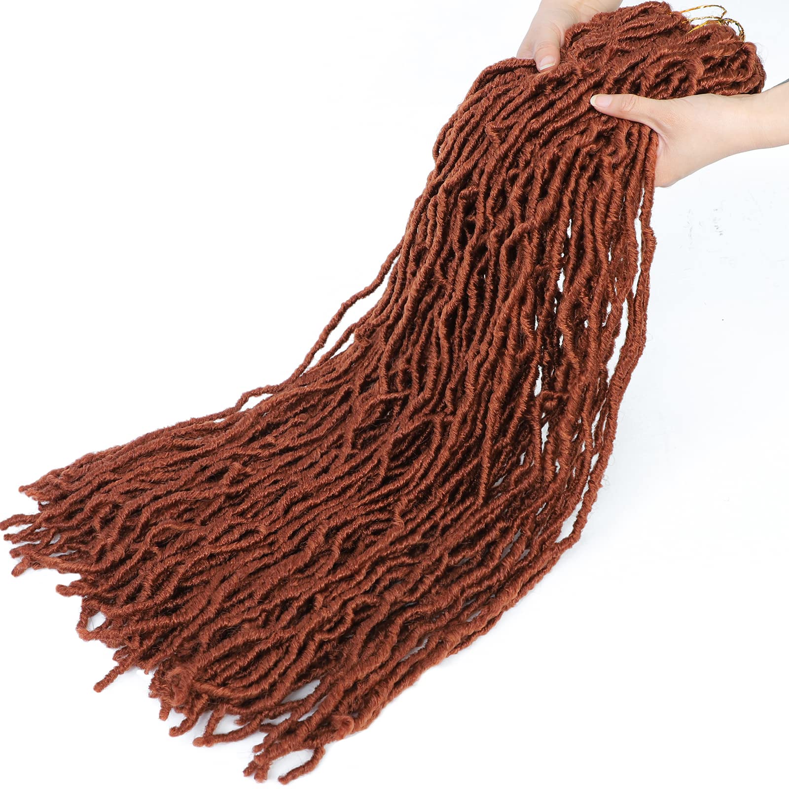 Faux Locs Crochet Hair Soft Locs 36 Inch 7 Packs Long Black Crochet Locs For Natural Butterfly Locs Crochet Hair For Women Synth