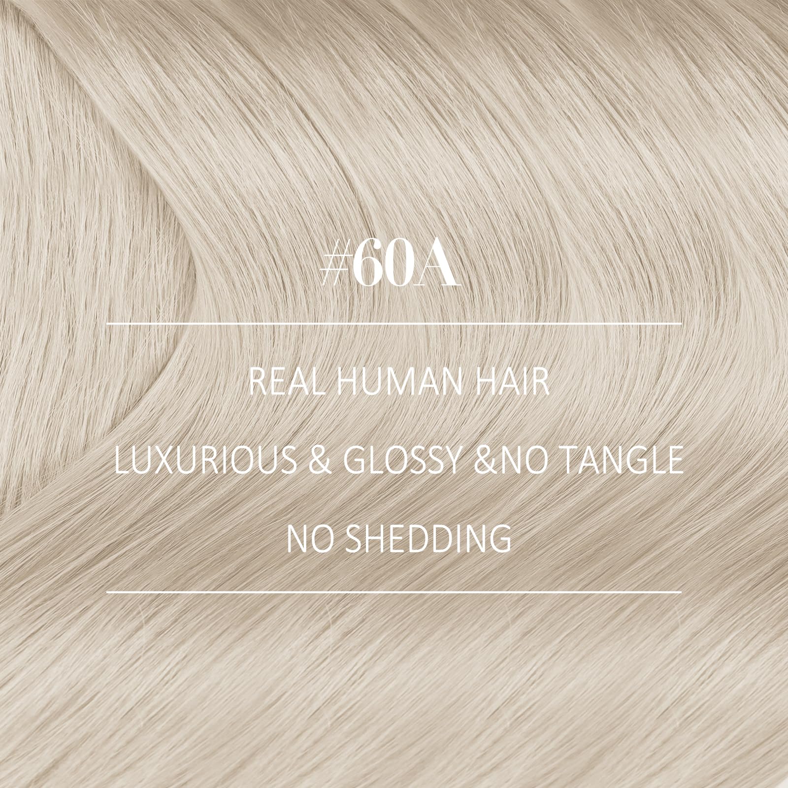 YoungSee Hand Tied Hair Extensions Platinum Blonde Hair Weaves Blonde Hair Weaves Hand Tied Weft Extensions Double Weft Hair Ext