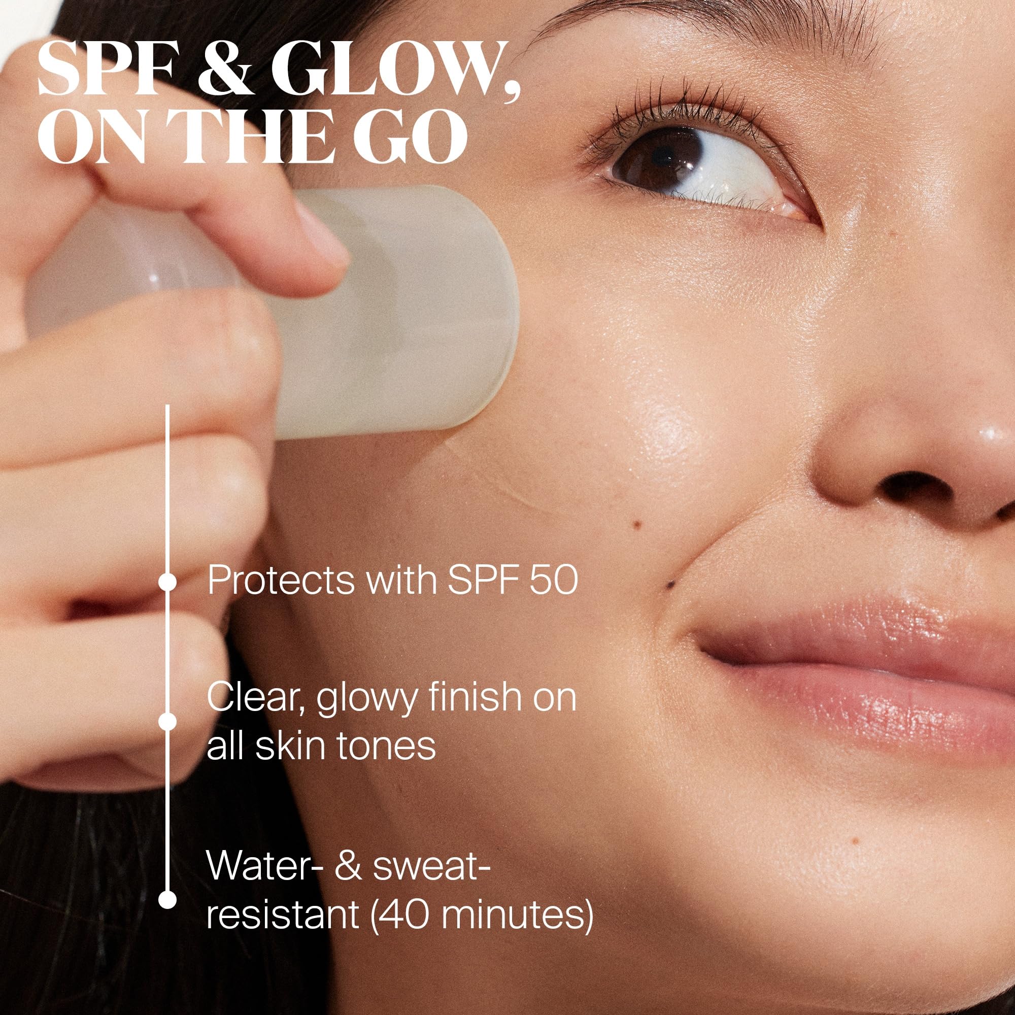 Supergoop! Glow Stick, 0.7 Oz - Spf 50 Pa++++ Dry Oil Sunscreen Stick For Face & Body - Brightens & Hydrates For A Healthy Glow