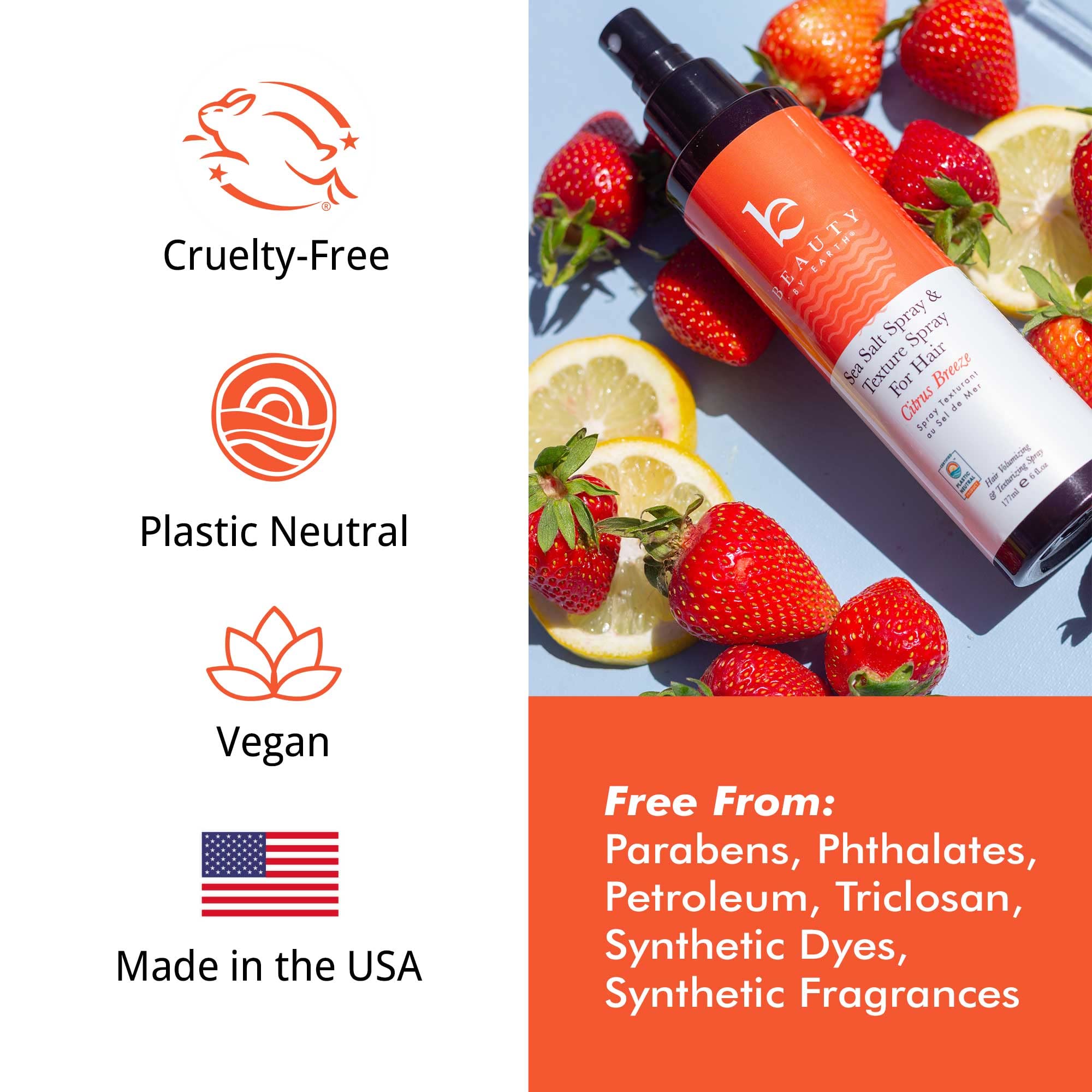 Sea Salt Spray for Hair Men & Women - Beach Waves Spray Hair Texturizer, Hair Spray for Fine Hair Texturizing Spray for Hair Tex