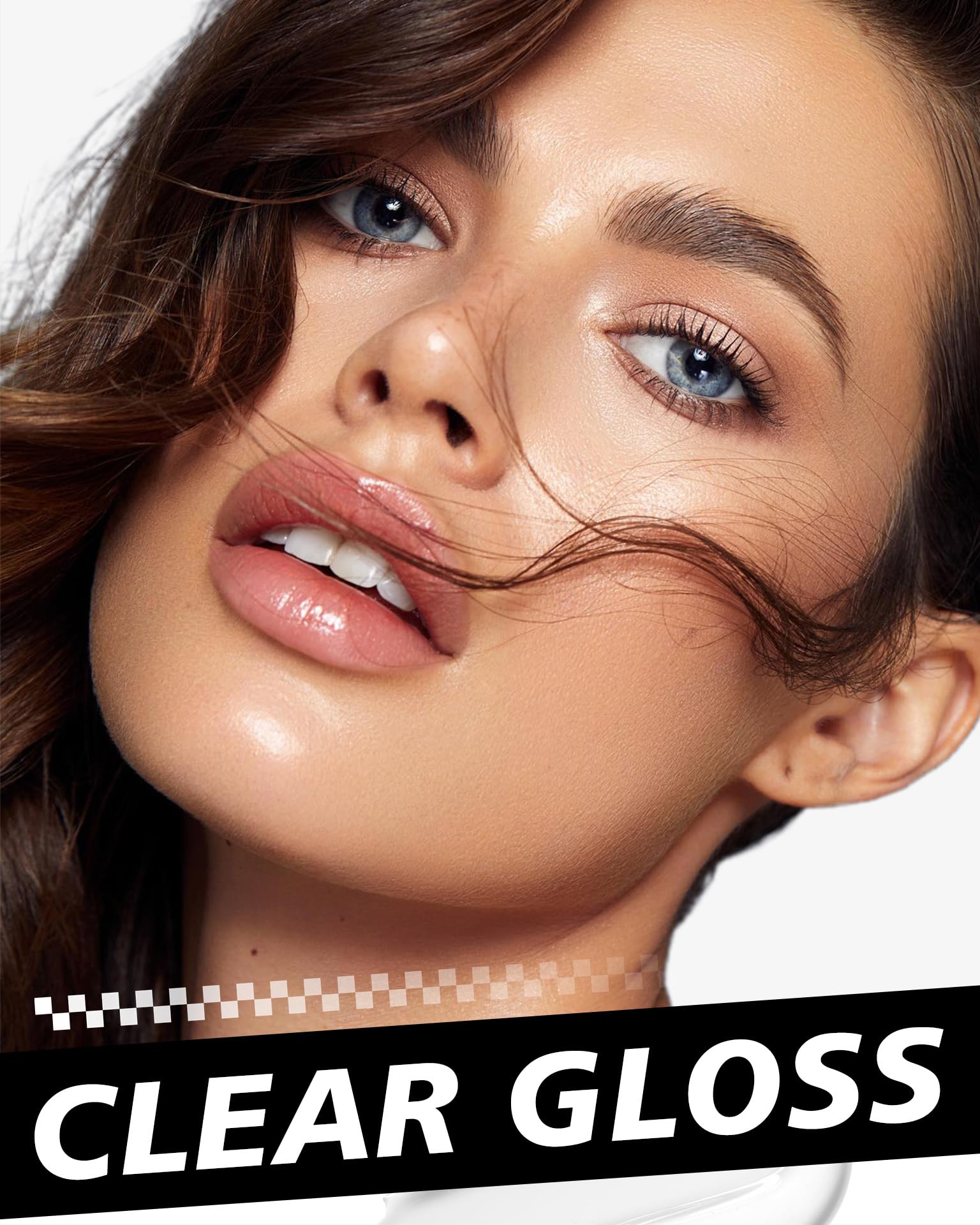 Hoomuss Clear Lip Gloss For Women Lip Plumping Lip Plumper Moisturizing Lip Gloss Enriched With Lip Oil For Dry Lips, M15 Clear