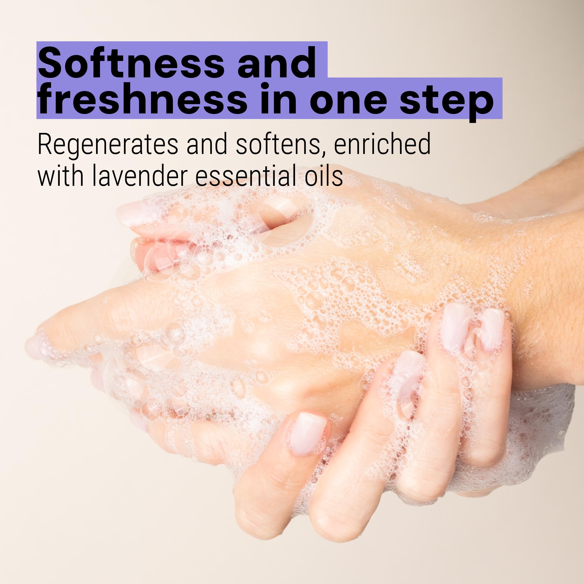 Panier Des Sens - Marseille Liquid Hand Soap - Lavender Hand Wash - Moisturizing Soap With Coconut Oil - Bathroom & Kitchen Refi