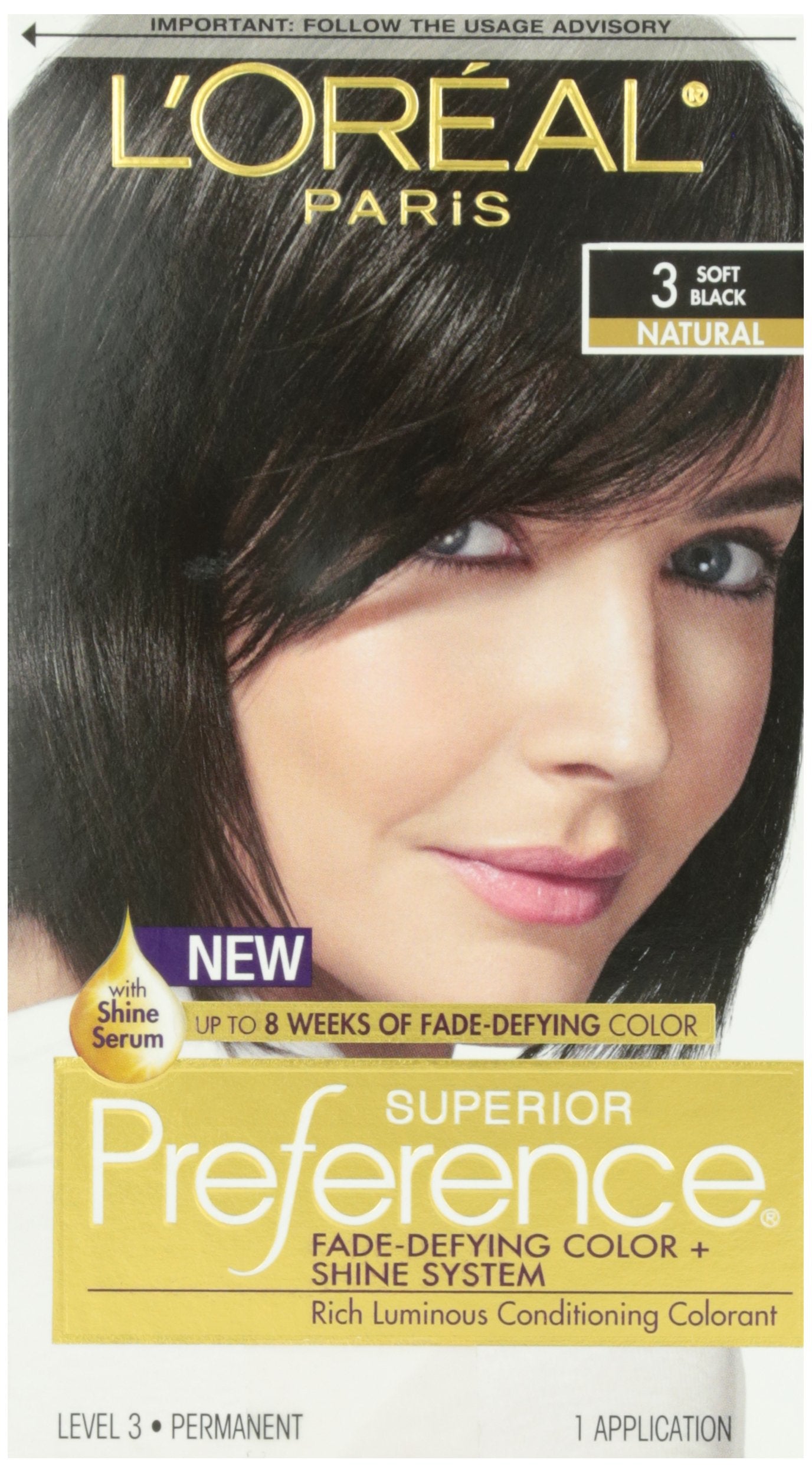 LOreal Paris Preference #3 Soft Black, Chocolate Truffle, 1 Count