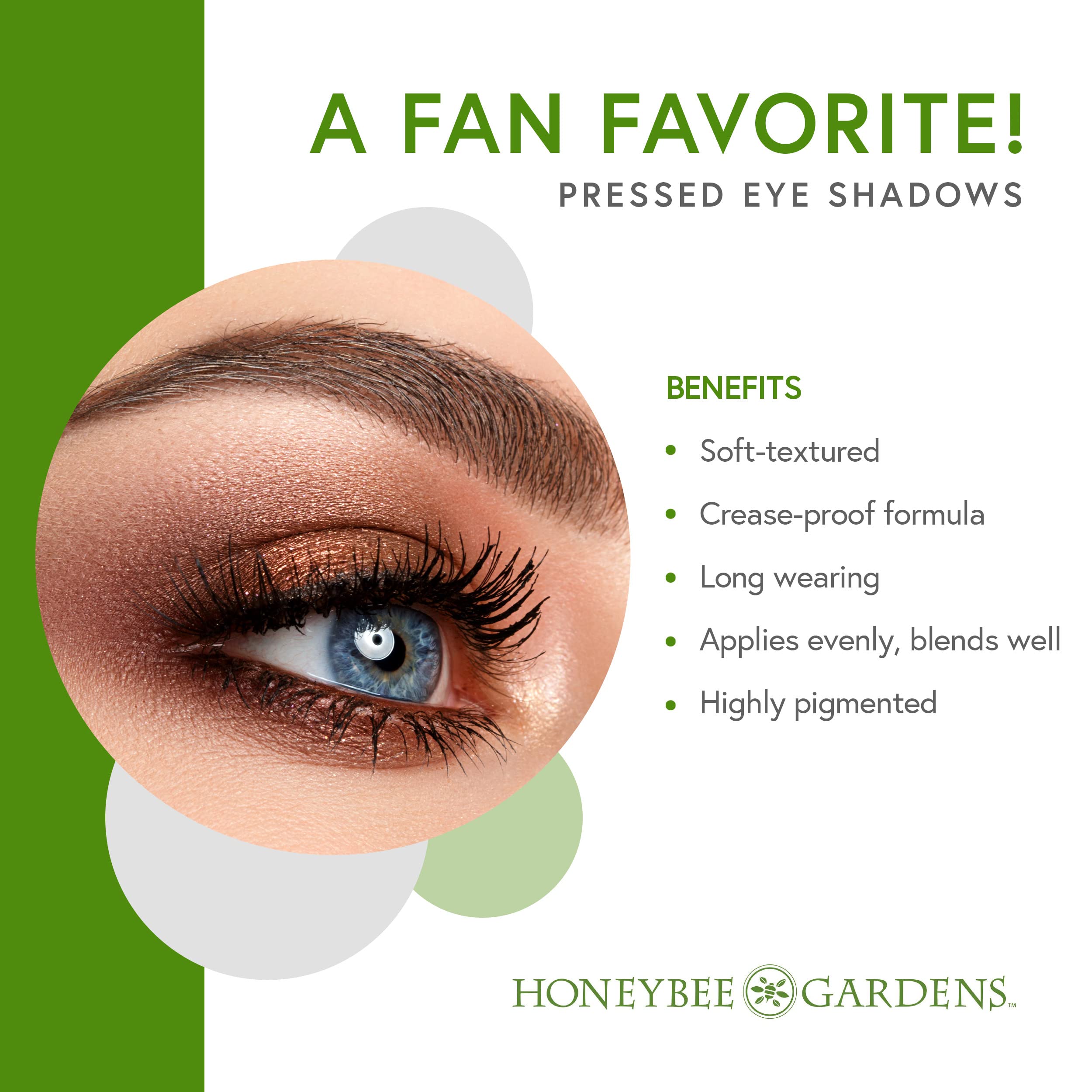 Honeybee Gardens Pressed Powder Eye Shadow Single Refill, Canterbury, Matte Light Dusty Plum, Long-Wearing, Creaseproof Mineral