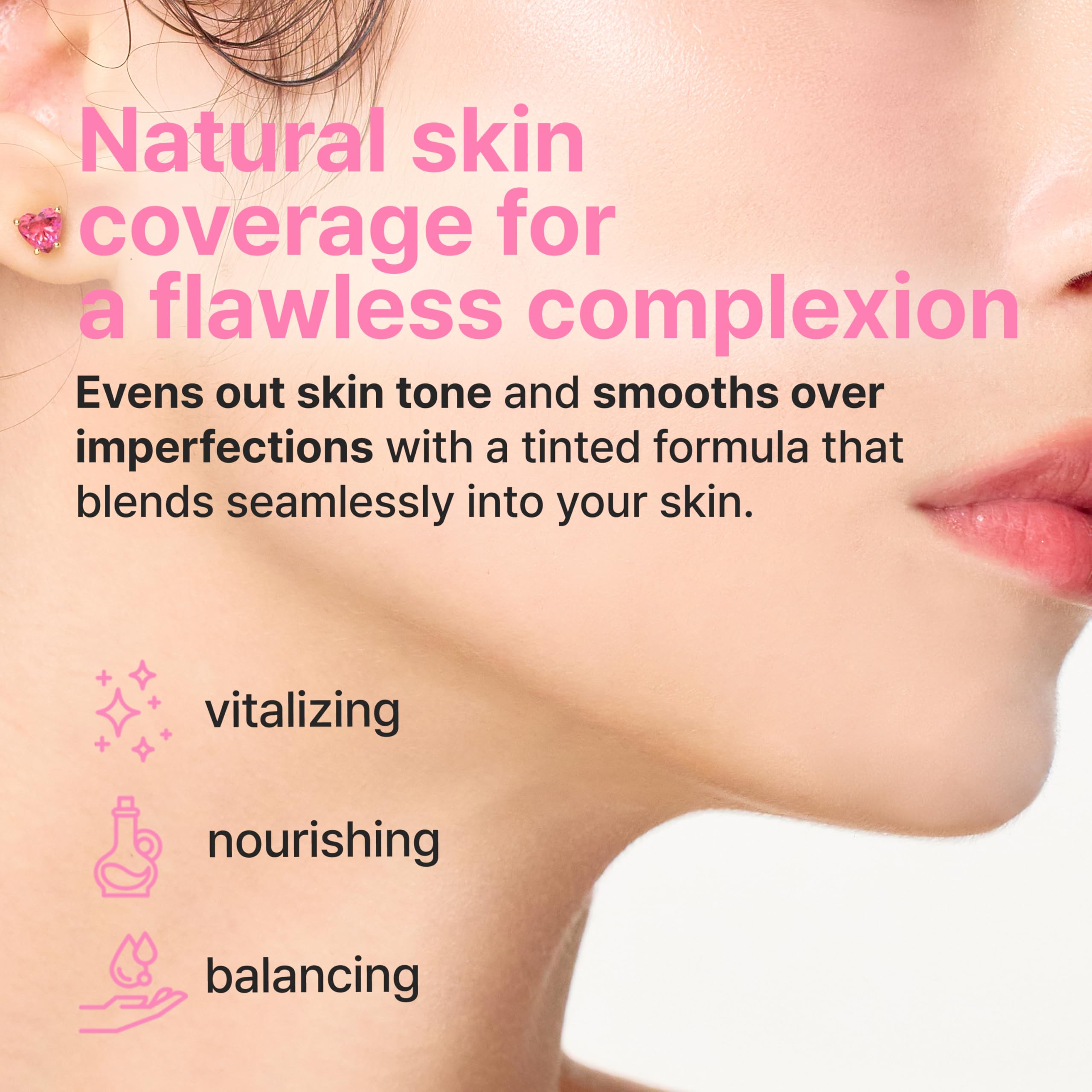 Face Republic Full Bloom Sun Tint 50ml 1.69 fl oz | SPF50+ PA++++ | Tinted Sunscreen | Hybrid Filter, UV Protection, Wrinkle Car