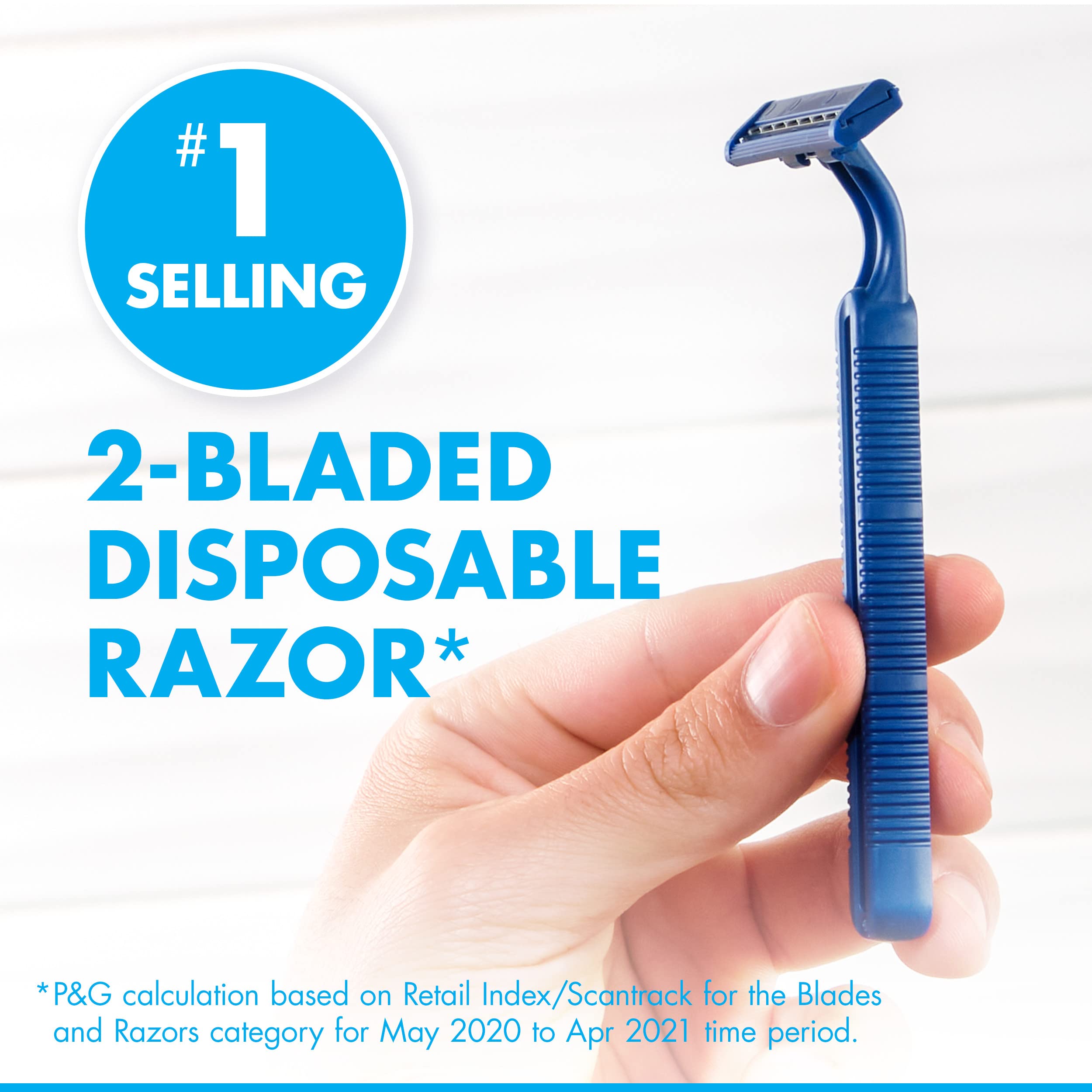 Gillette Sensor2 Men'S Disposable Razor 12 Count (Pack Of 3), Blue