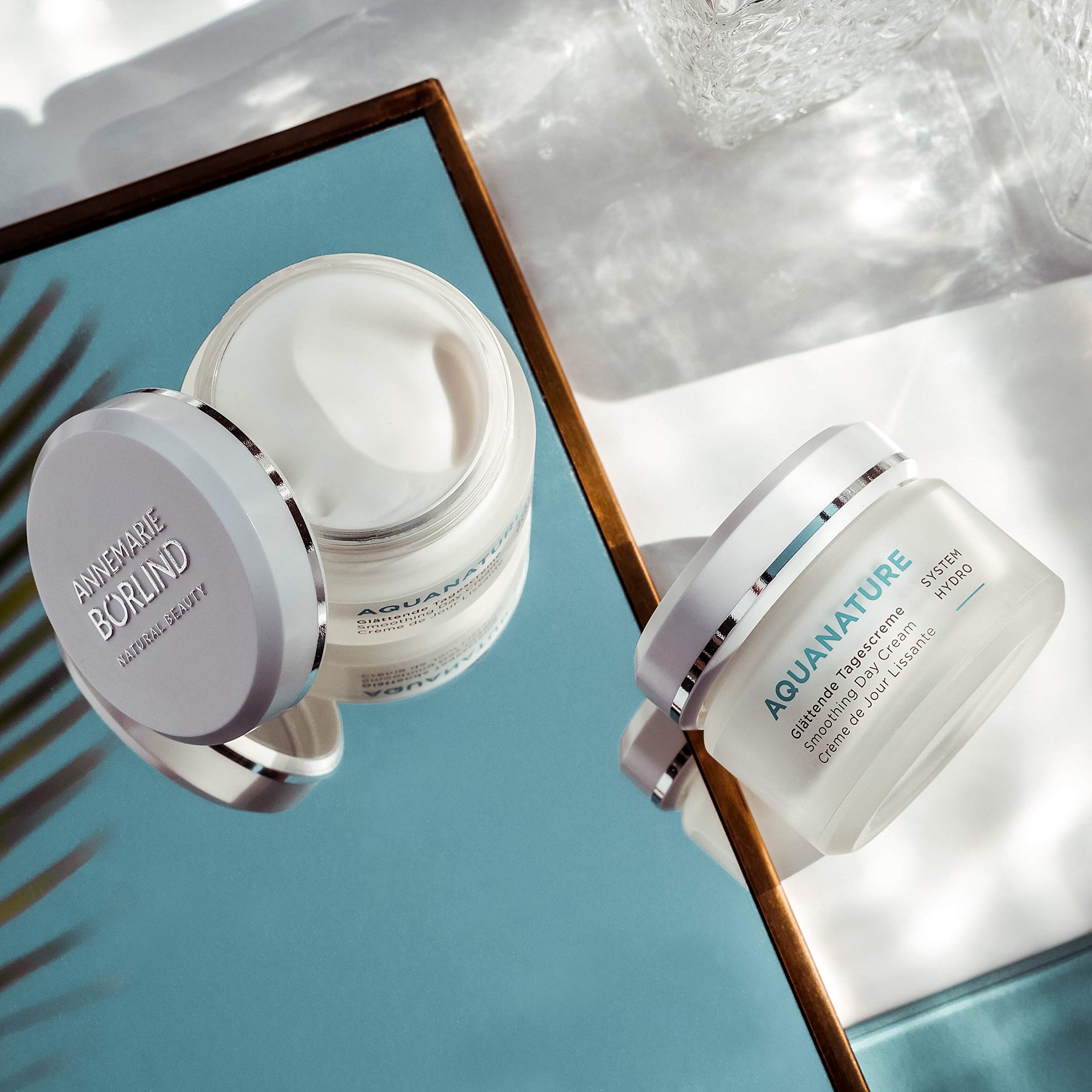 ANNEMARIE BRLIND - AQUANATURE Smoothing Day Cream - Aloe Algae and Hyaluronic Acid Facial Moisturizer - Smooths, Regenerates, Re
