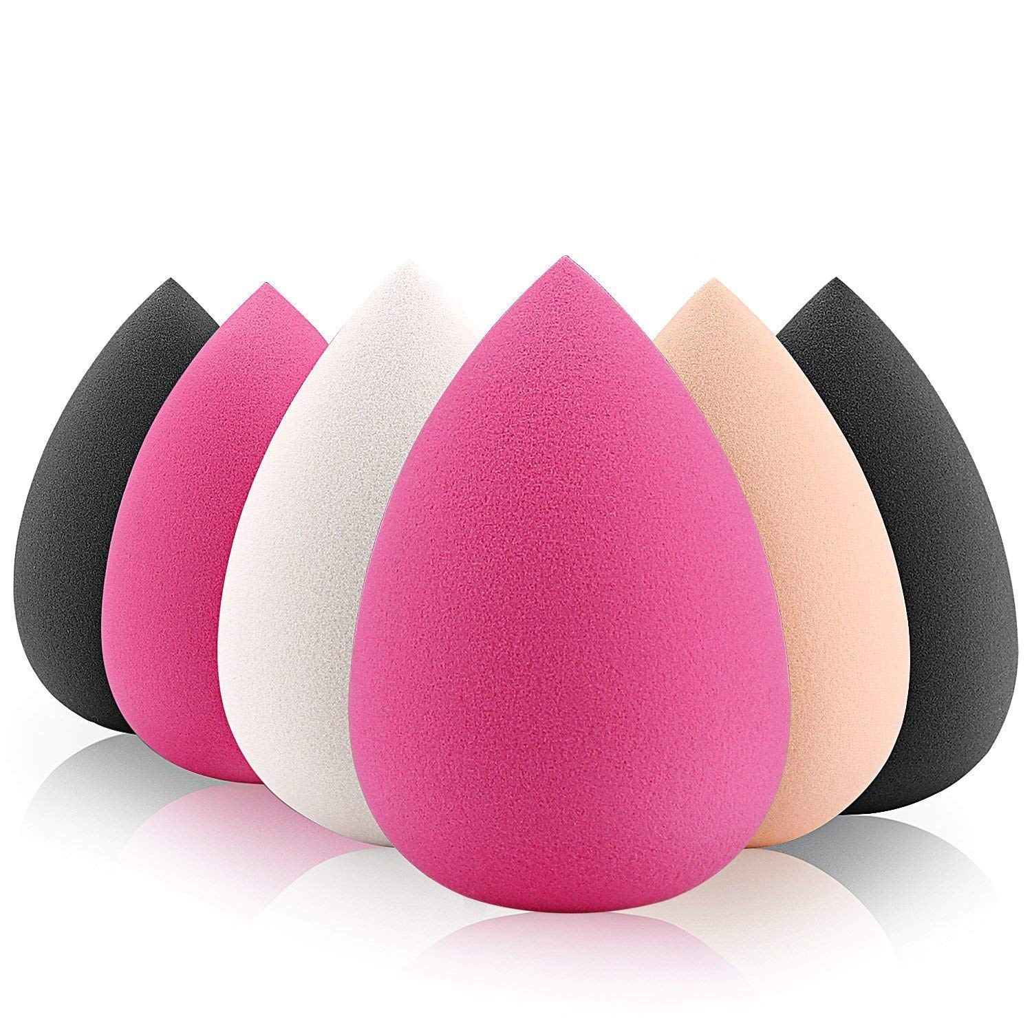 Datnasayad Makeup Sponge Beauty Blender Puff (Color Mayvary) Set Of 6