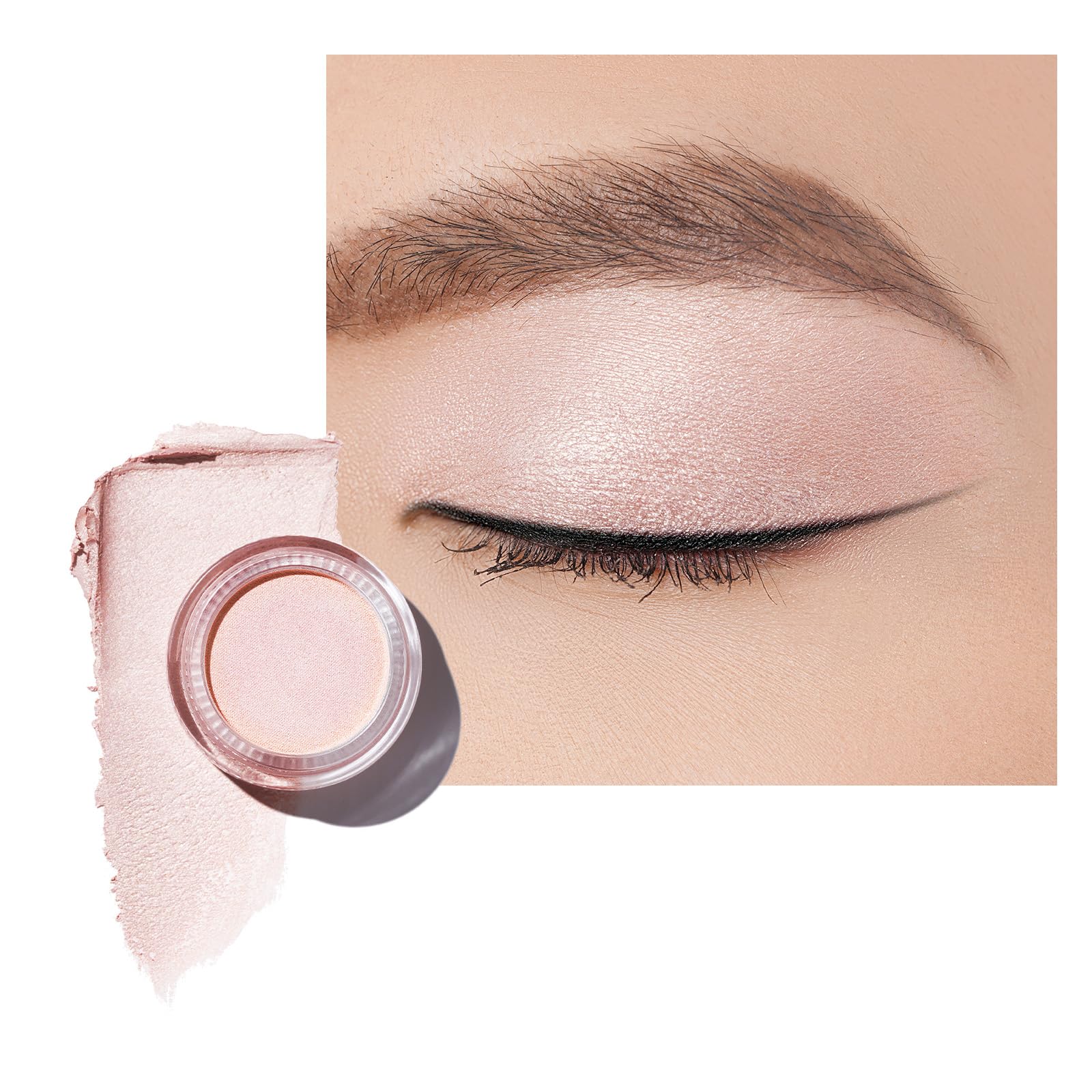 Oulac Shimmer Cream Eyeshadow Also For Highlighter Blendable Eye Shadow Waterproof&Long Lasting With Moisturizing Formula Soft S