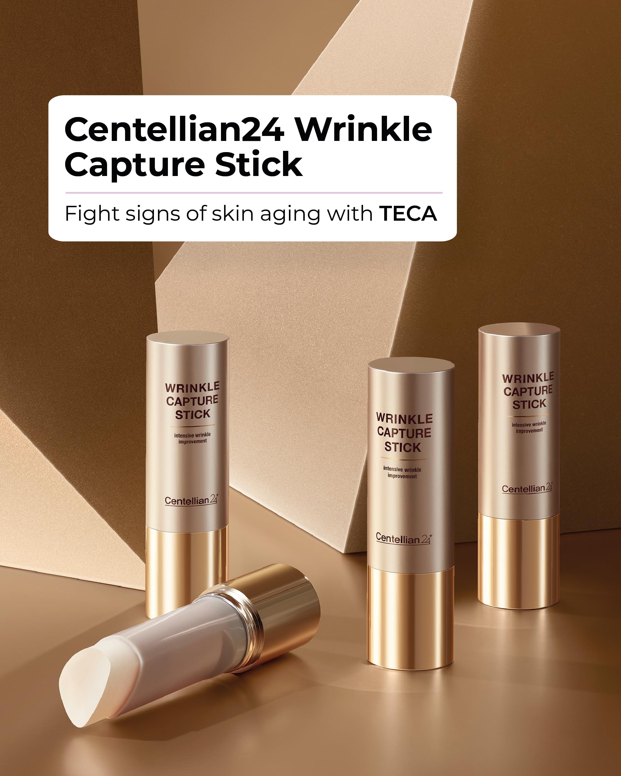 Centellian 24 Madeca Wrinkle Capture Stick (0.4Oz) - Multi Balm Stick For Wrinkles & Fine Lines. Korean Skincare, Eye Cream & Mo