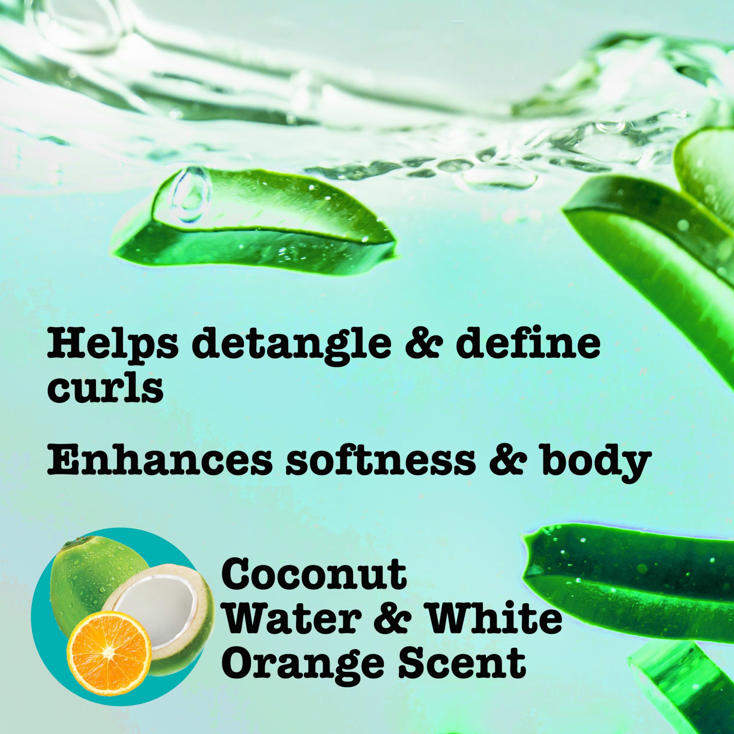 Maui Moisture Curl Quench + Coconut Oil Curl-Defining Anti-Frizz Shampoo to Hydrate and Detangle Tight Curly Hair, Softening Sha