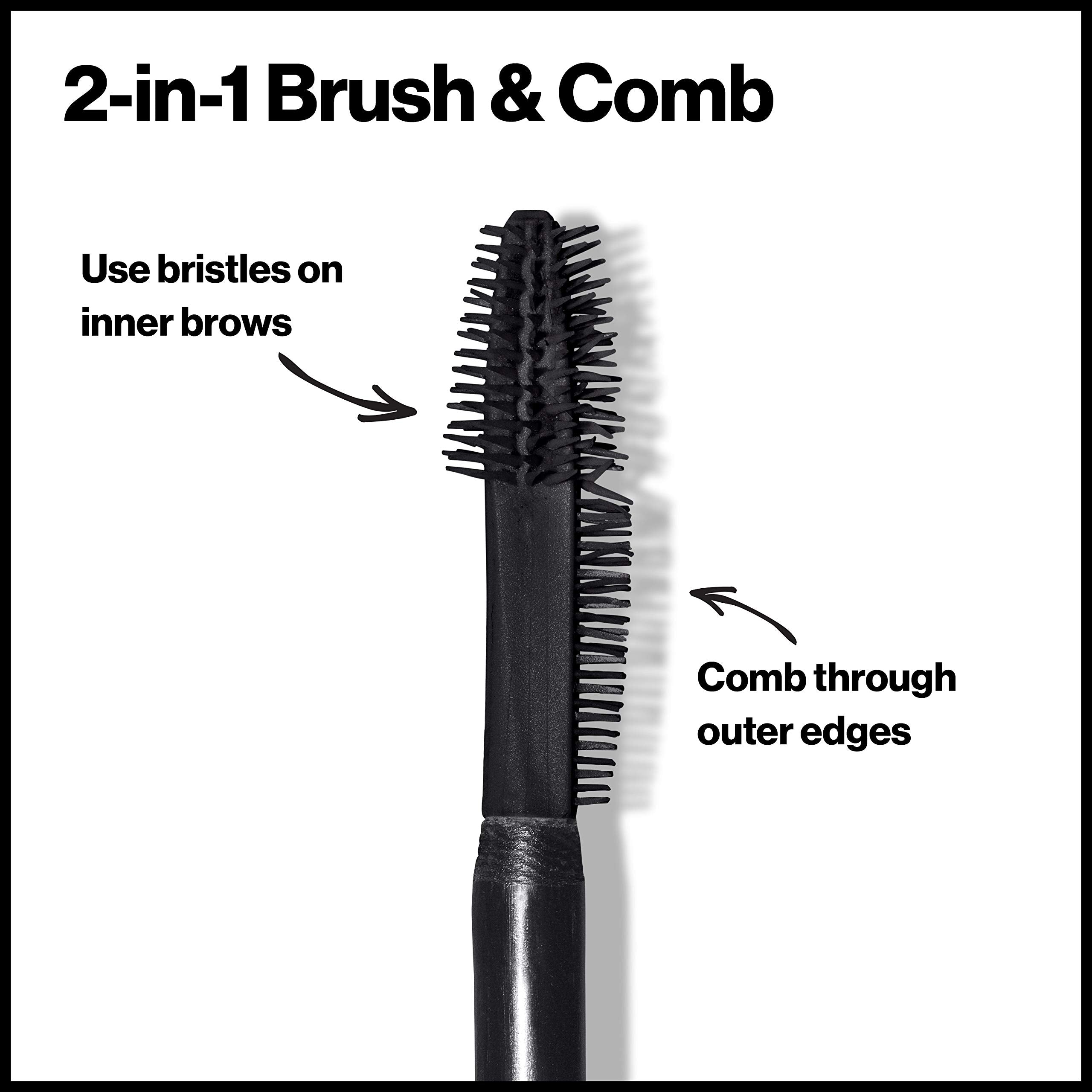 Revlon Color Stay Brow Fiber Filler, Long-Wearing Volumizing Waterproof Eyebrow Gel, 301 0.23 Fl. Oz, Blonde