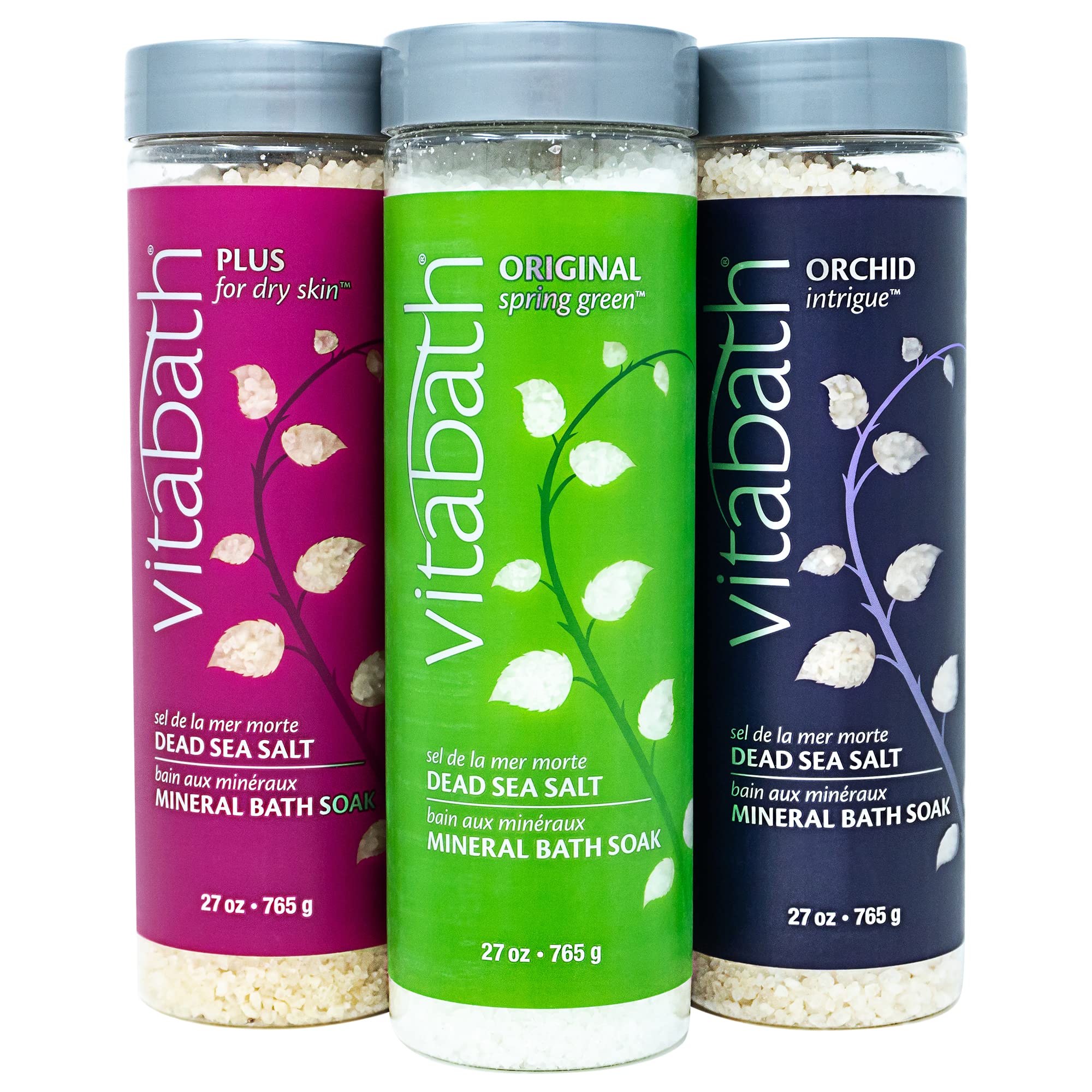 Vitabath Plus For Dry Skin Mineral Bath Soak Reviving Muscle Recovery, Soreness, Tension Relaxing Dead Sea Salts & Skin Nourishi