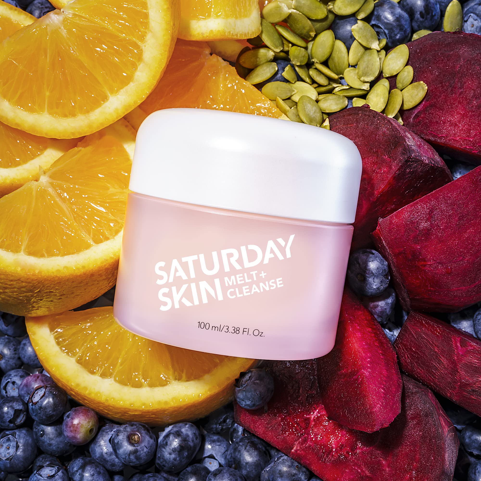 Saturday Skin Melt Cleanse Makeup Remover Balm Daily Cleansing Facial Balm To Oil Double Face Wash Vegan Remove Waterproof Makeu