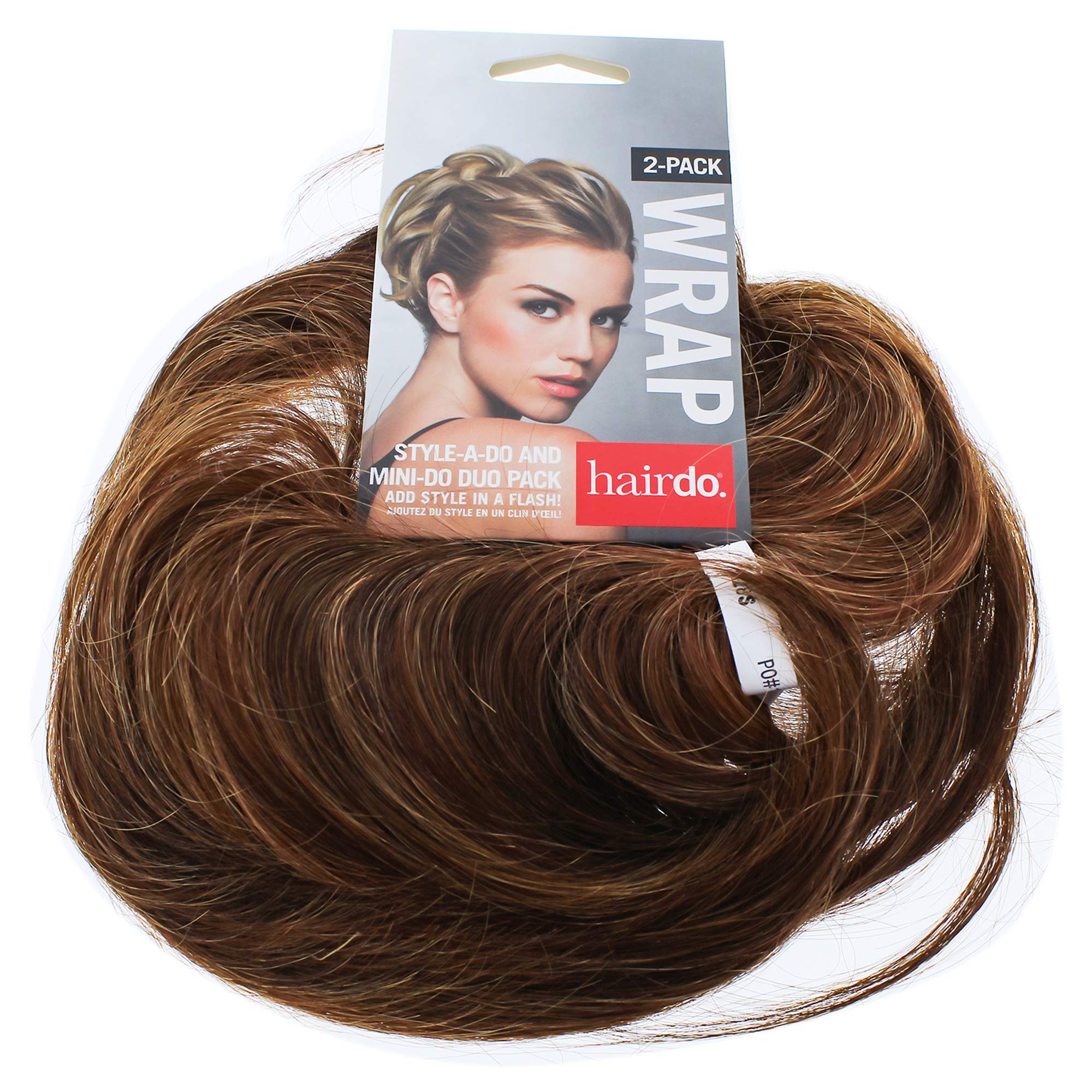 Hairdo Style-A-Do/Mini-Do Duo Pack Color R28S Glazed Fire - Hairdo Set Of 2 Hair Wraps Tru2Life Heat Friendly Synthetic Formal U