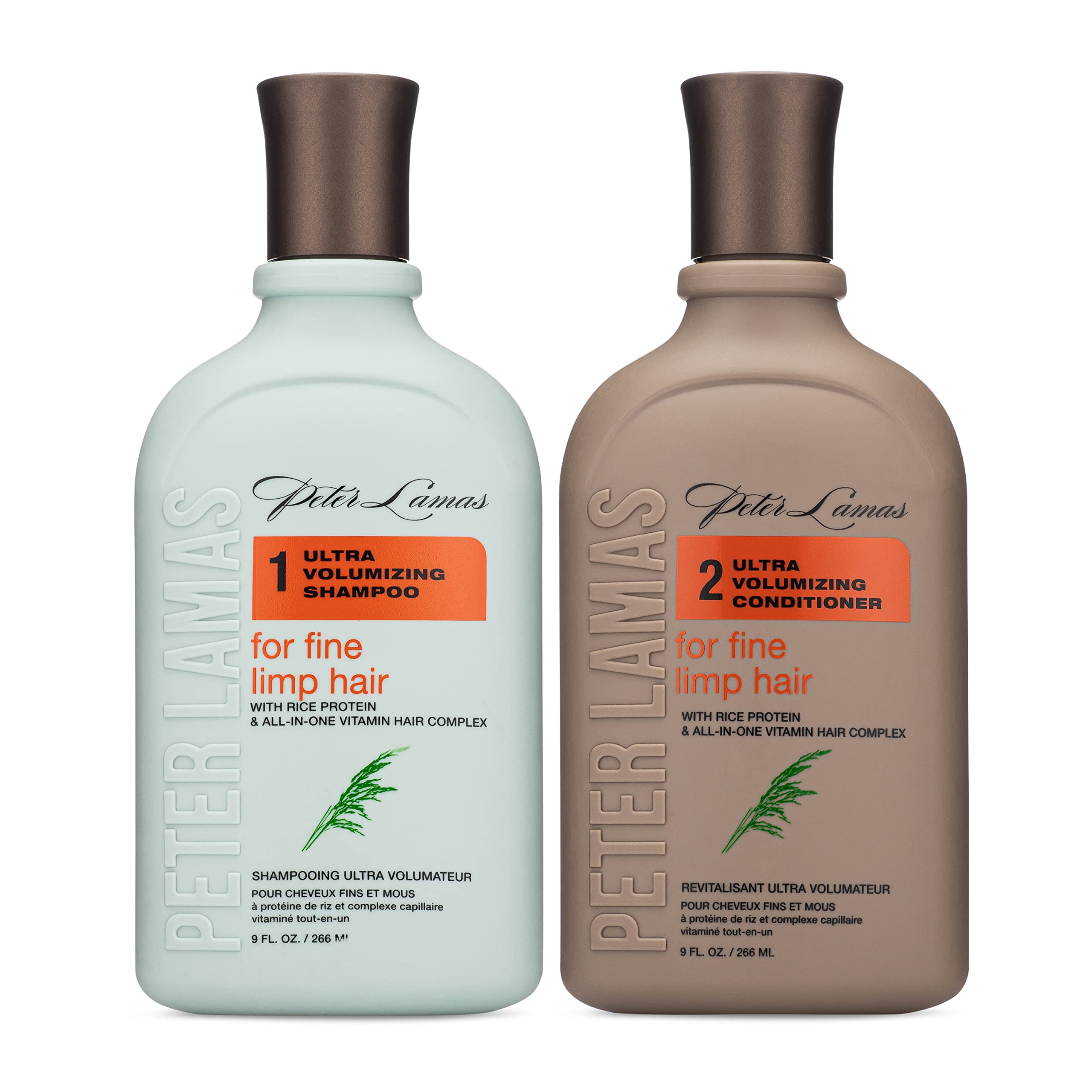 Peter Lamas Ultra Volumizing Conditioner | Softens Fine, Limp Hair With Rice Water And B-Vitamins | Vegan, Paraben, Sulfate-Free