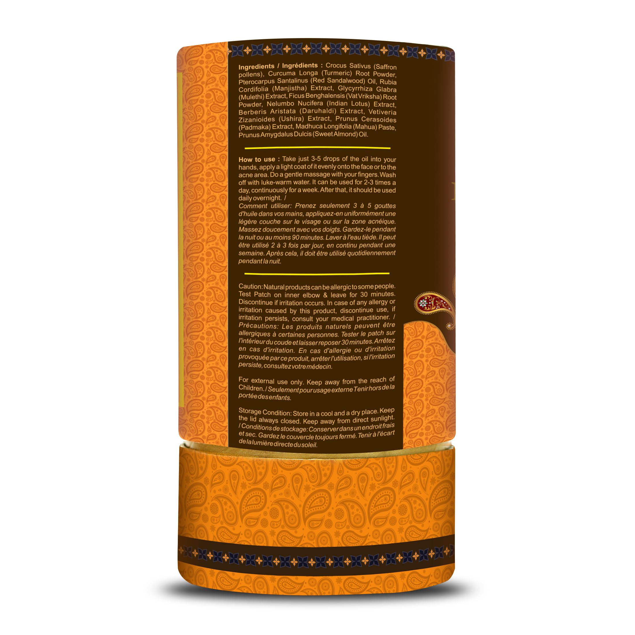 The Indie Earth Kumkumadi Tailam 30 ml | An Ayurvedic Beauty Face Oil | Miraculous Beauty Night Serum for Brighter, Glowing & Yo