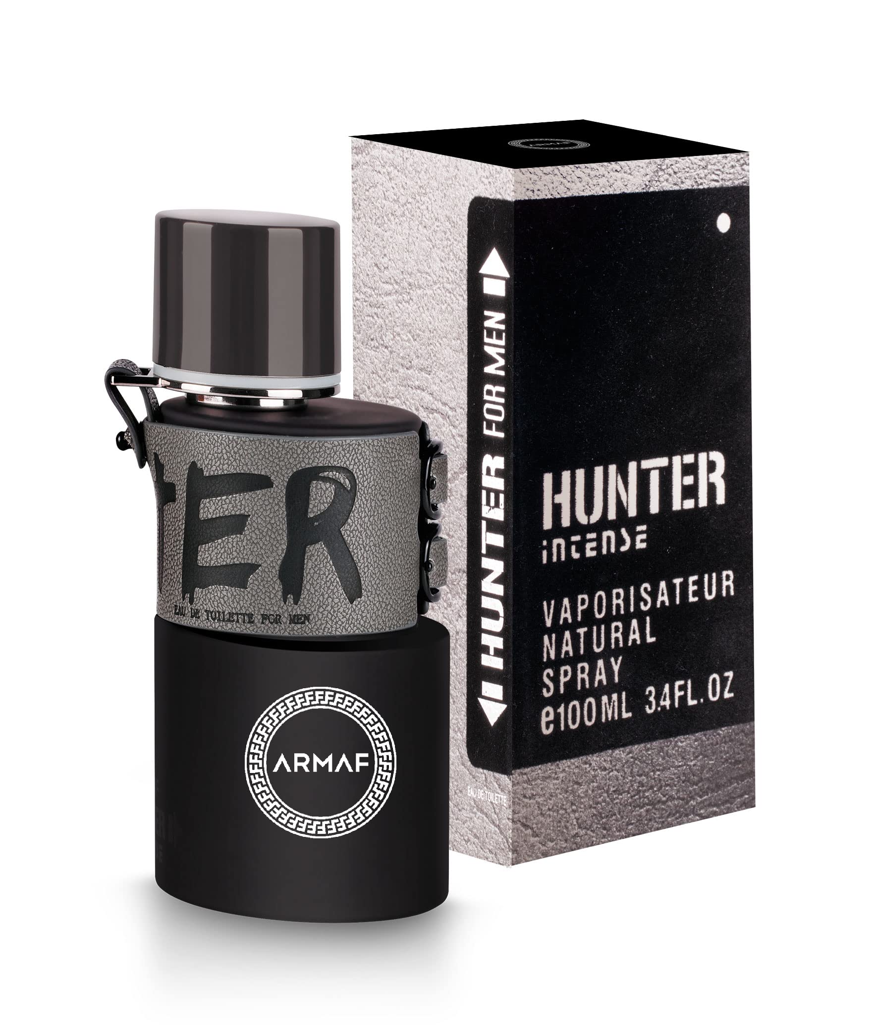Armaf Hunter Intense For Men Eau De Toilette Spray 3.4 Ounces, Clear