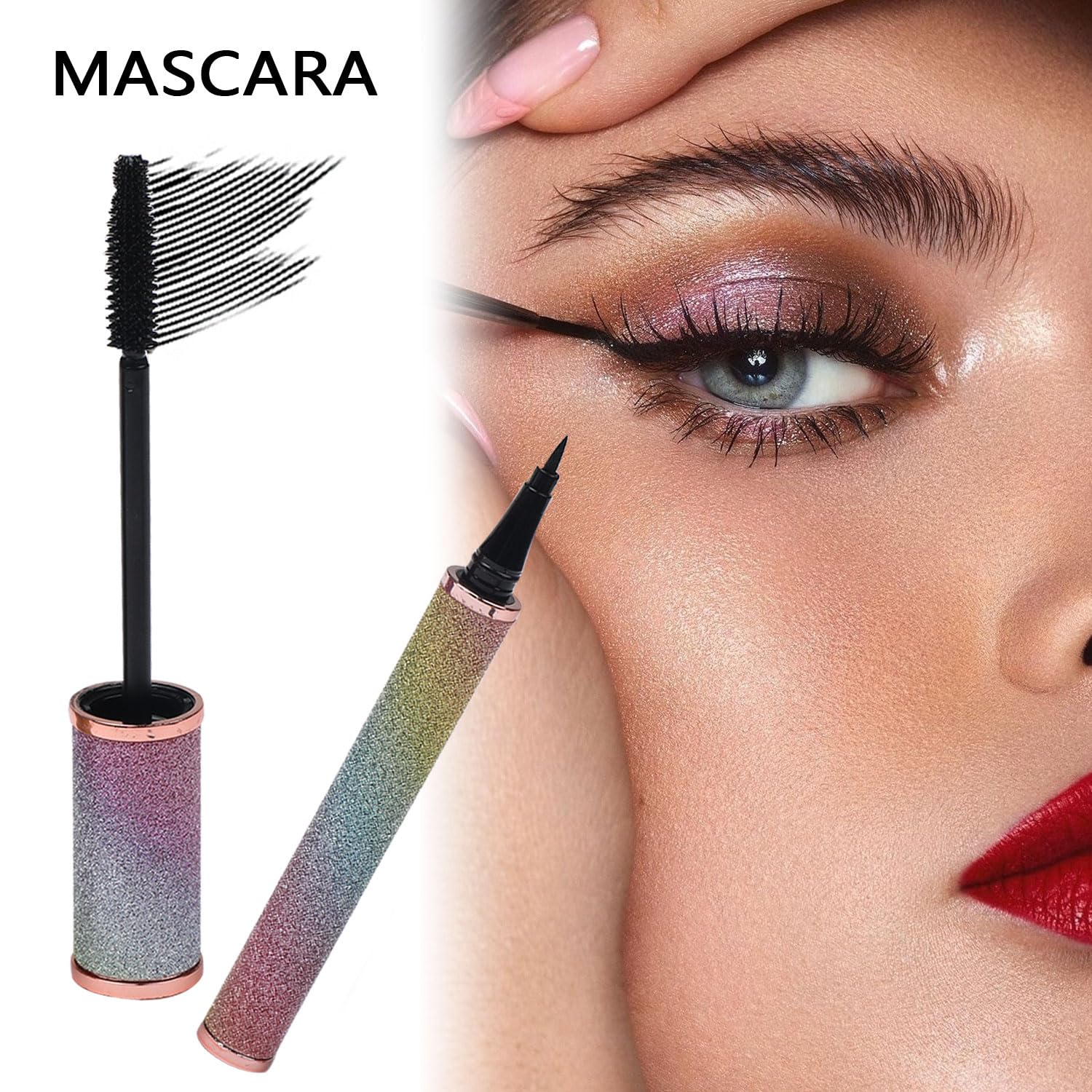 All In One Makeup Kit Full Kit Multipurpose Essential With Eyeshadow Palette,Lip Gloss,Foundation,Mascara,Eyebrow Pencil,Eyeline