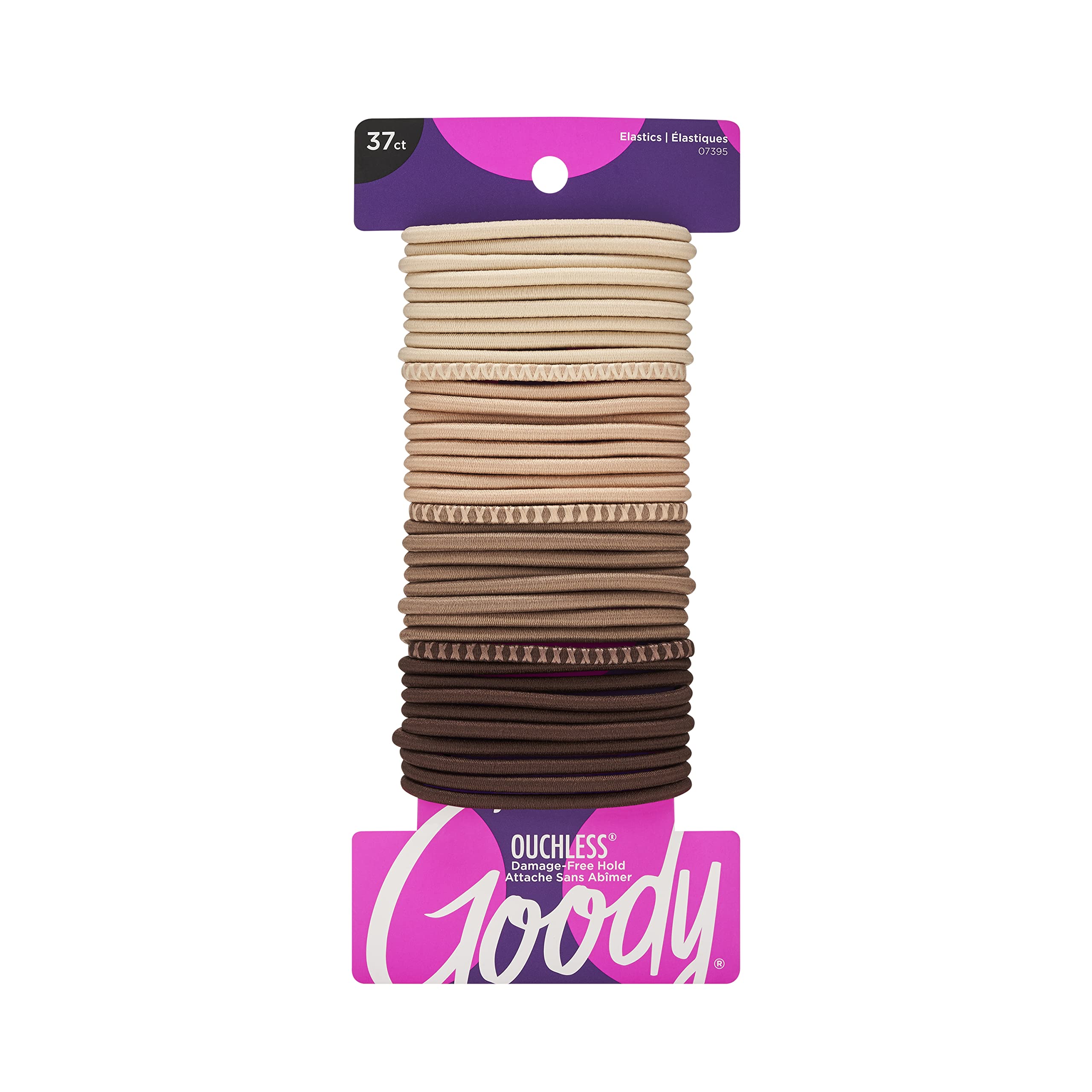 Goody Ouchless Elastics Blonde, Blande, 37CT