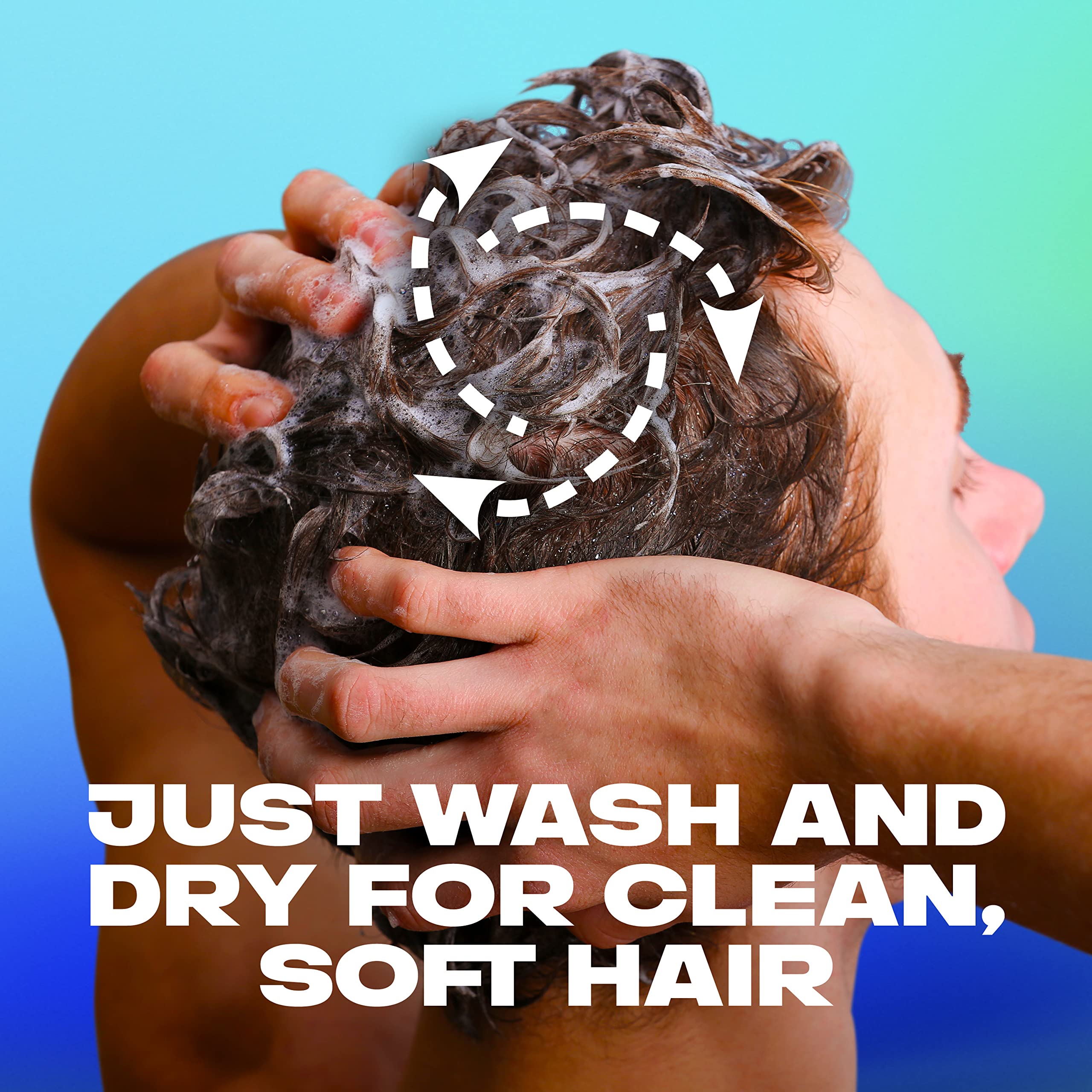 AXE Wash & Care 2-in-1 Shampoo & Conditioner Apollo Wash & Care 4 Count for Clean & Strong Hair Sage & Cedarwood 100% Recycled B
