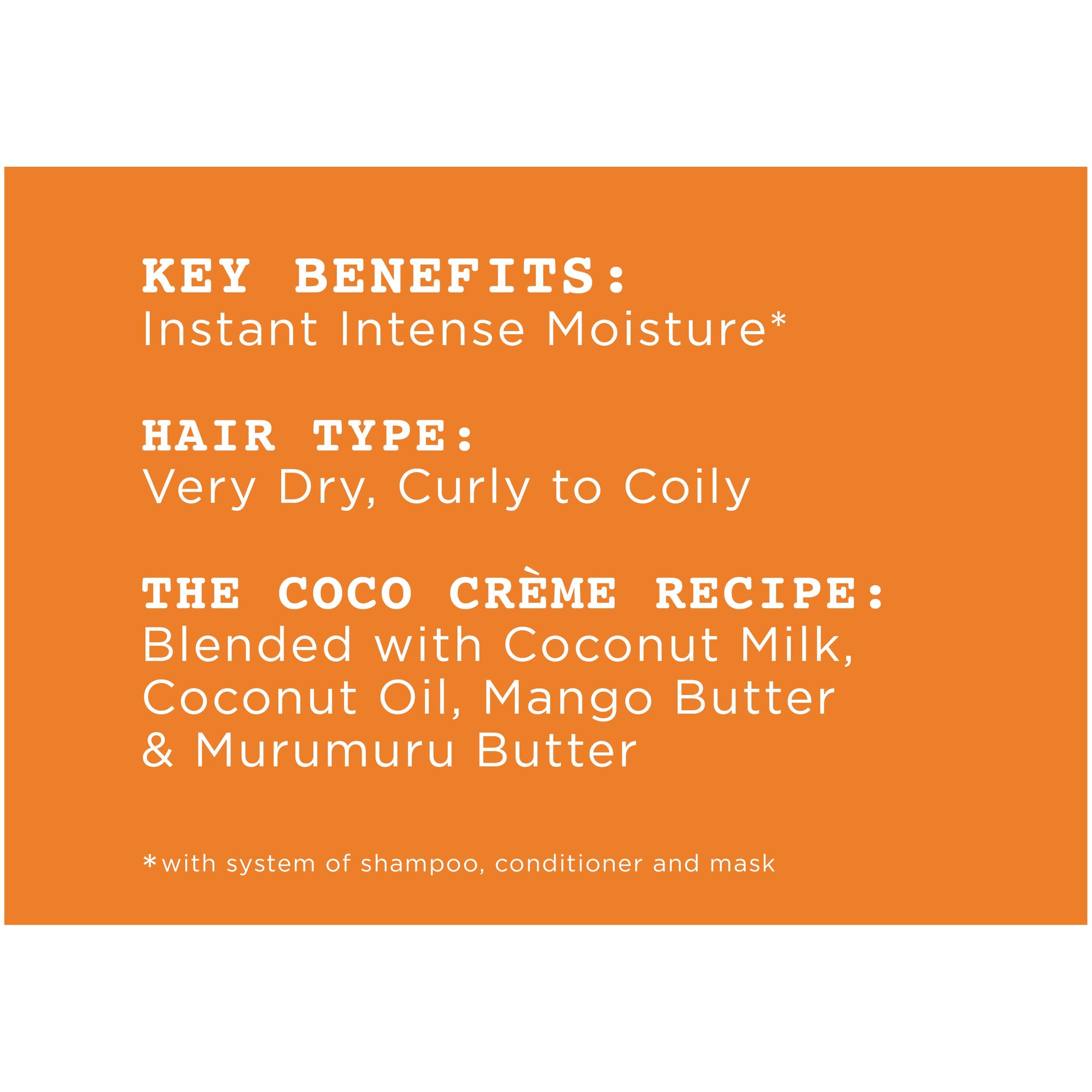 Carol?? Daughter Coco Creme Sulfate Free Shampoo And Conditioner Set With Silicone Free Hair Butter, For Very Dry Curly Hair, Wi