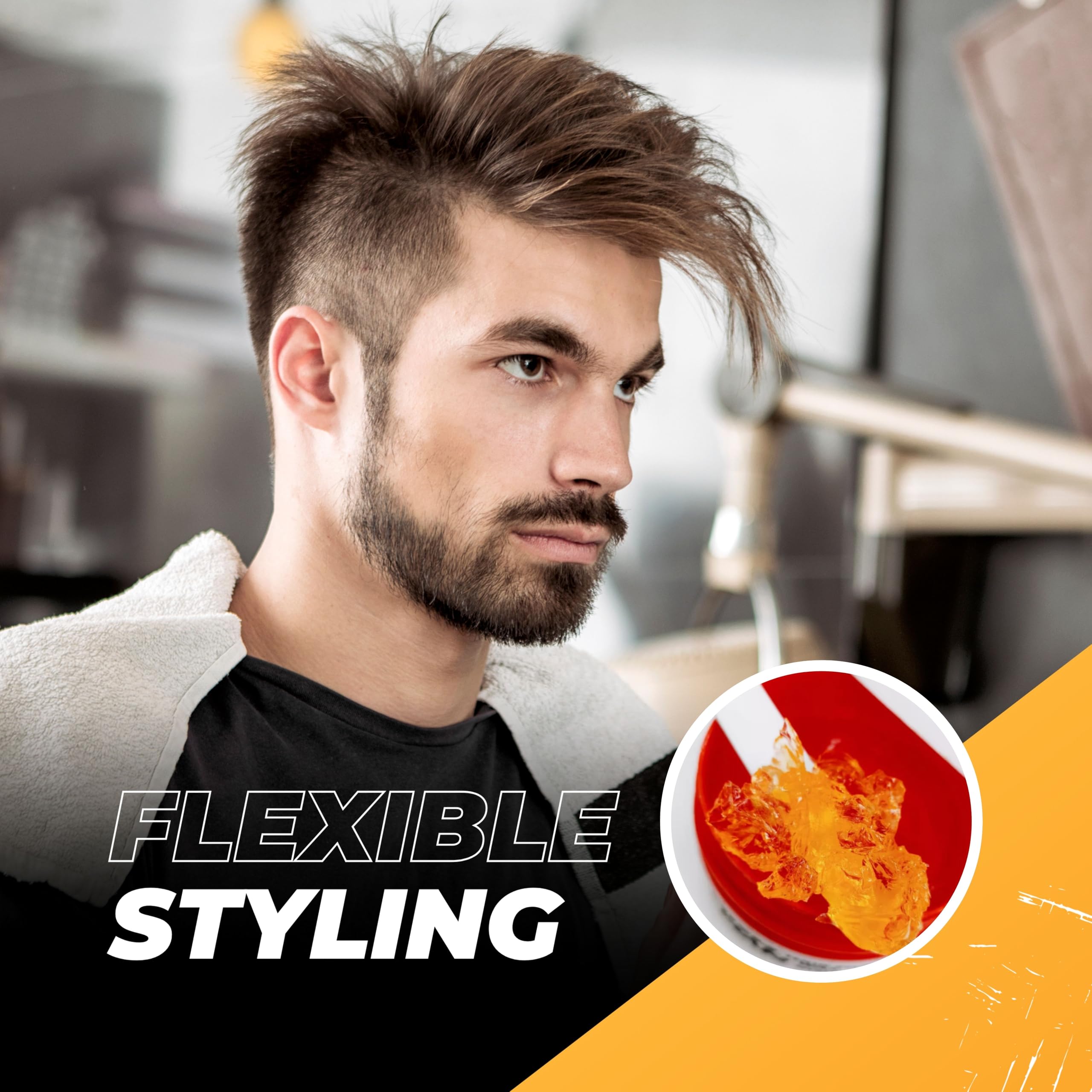 nishman Hair Styling Series (06 Mystic Gummy AQUA WAX, 150ml)